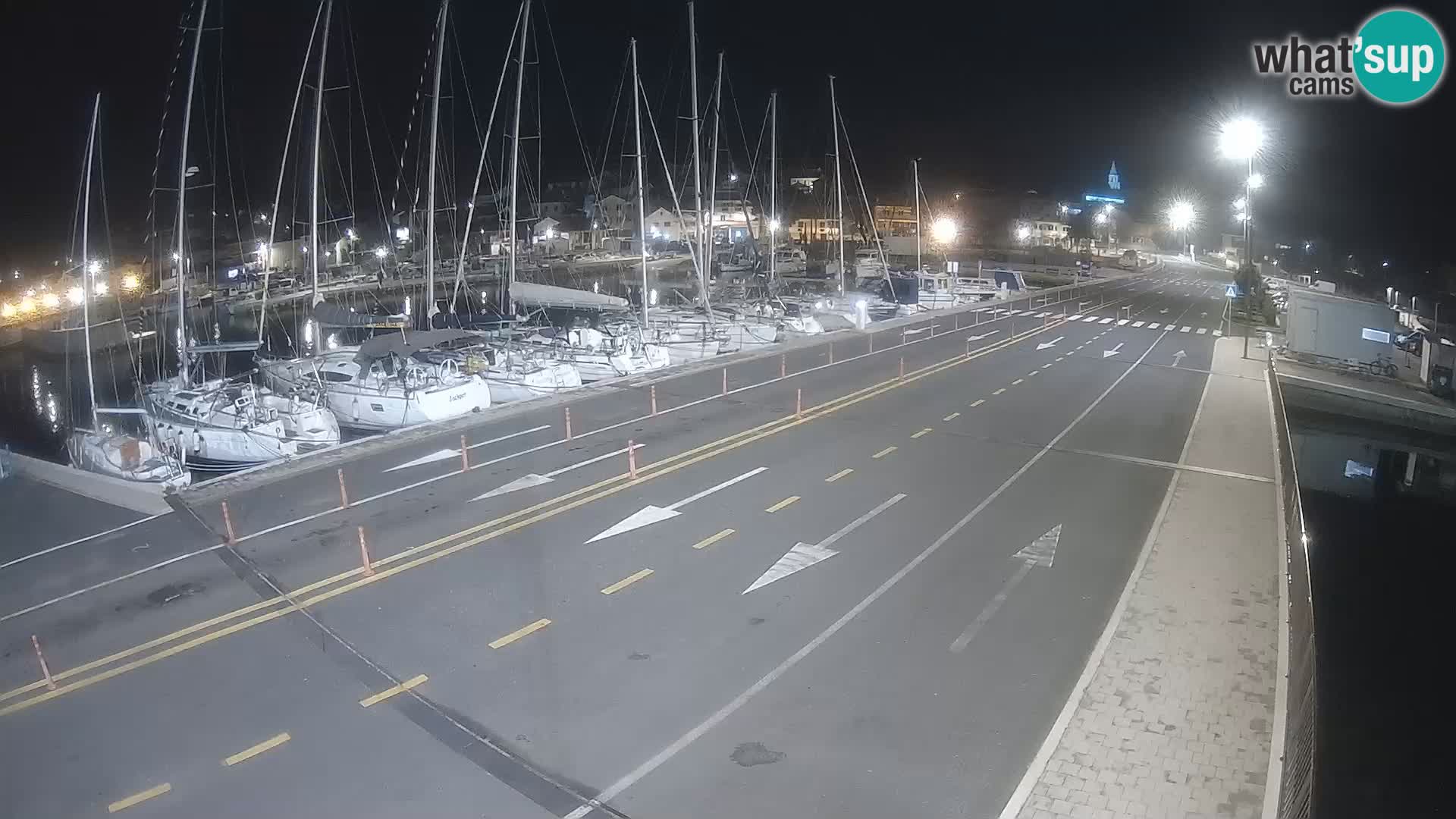 Dalmacia Tkon Transportar- webcams Croacia