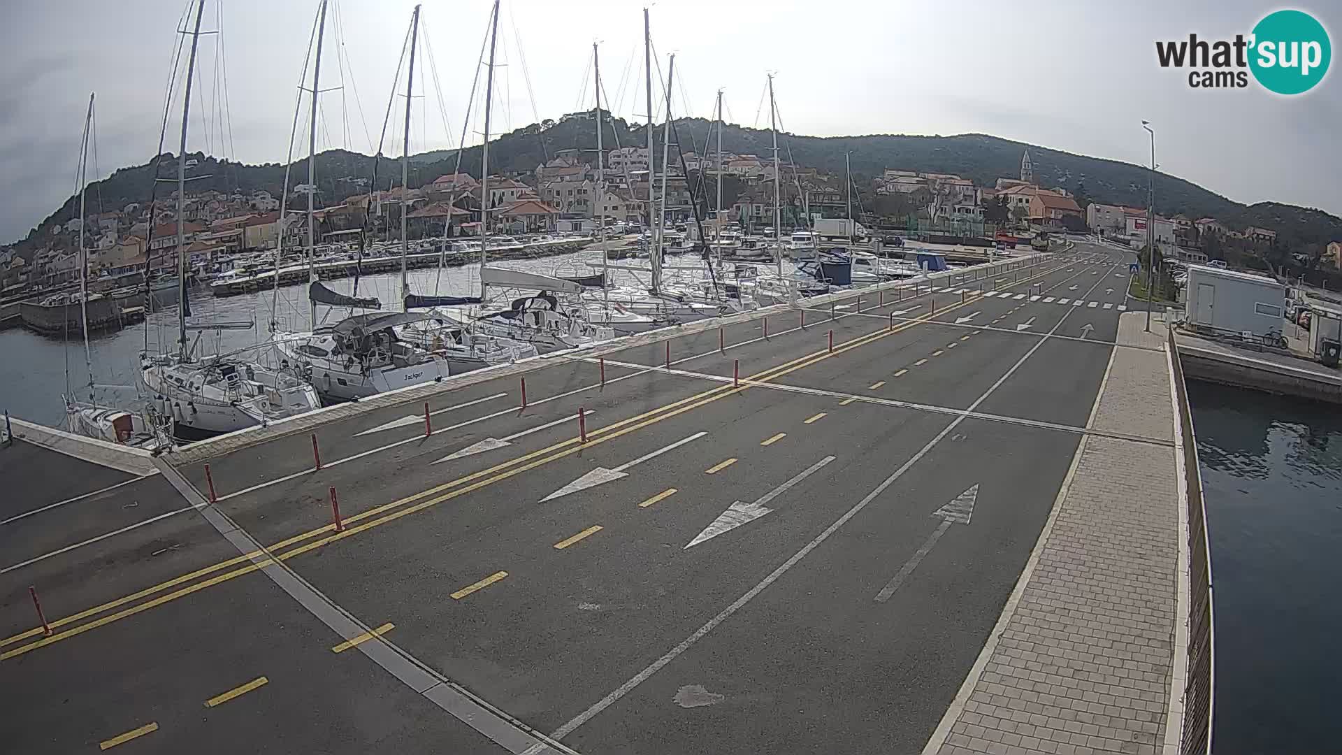 Dalmatie Tkon Traversier – webcams Croatie