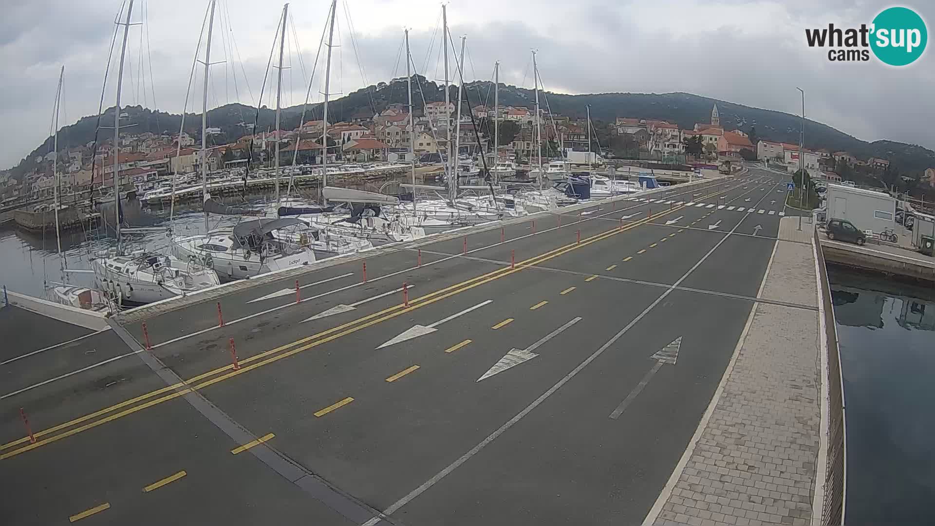 Dalmatie Tkon Traversier – webcams Croatie