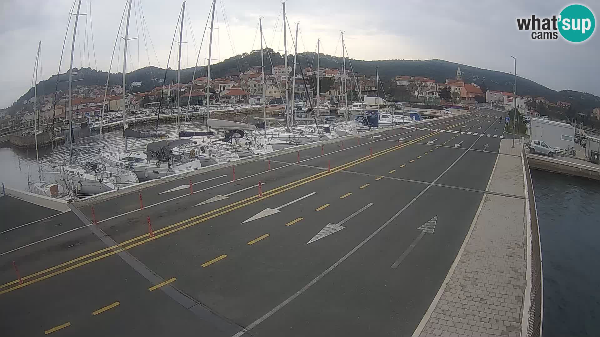 Dalmatie Tkon Traversier – webcams Croatie