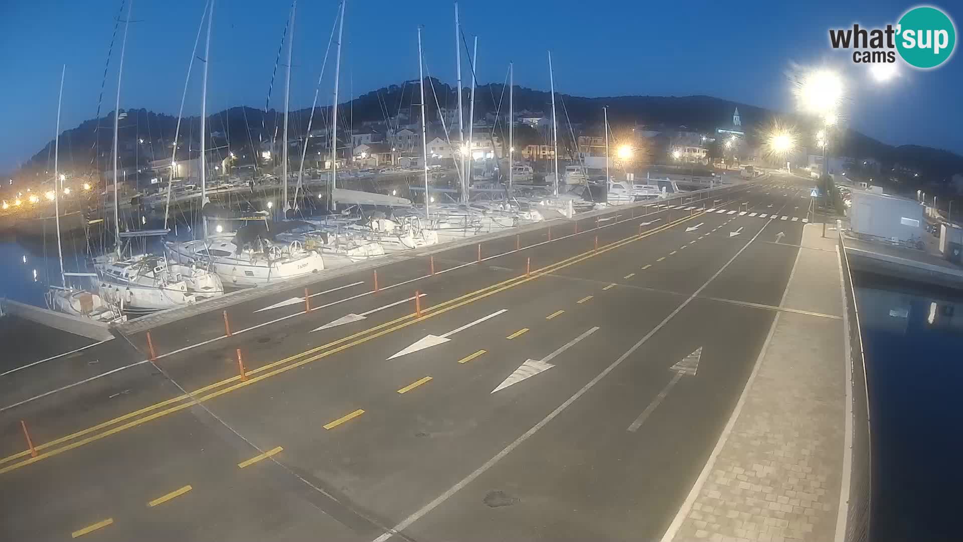 Dalmatie Tkon Traversier – webcams Croatie