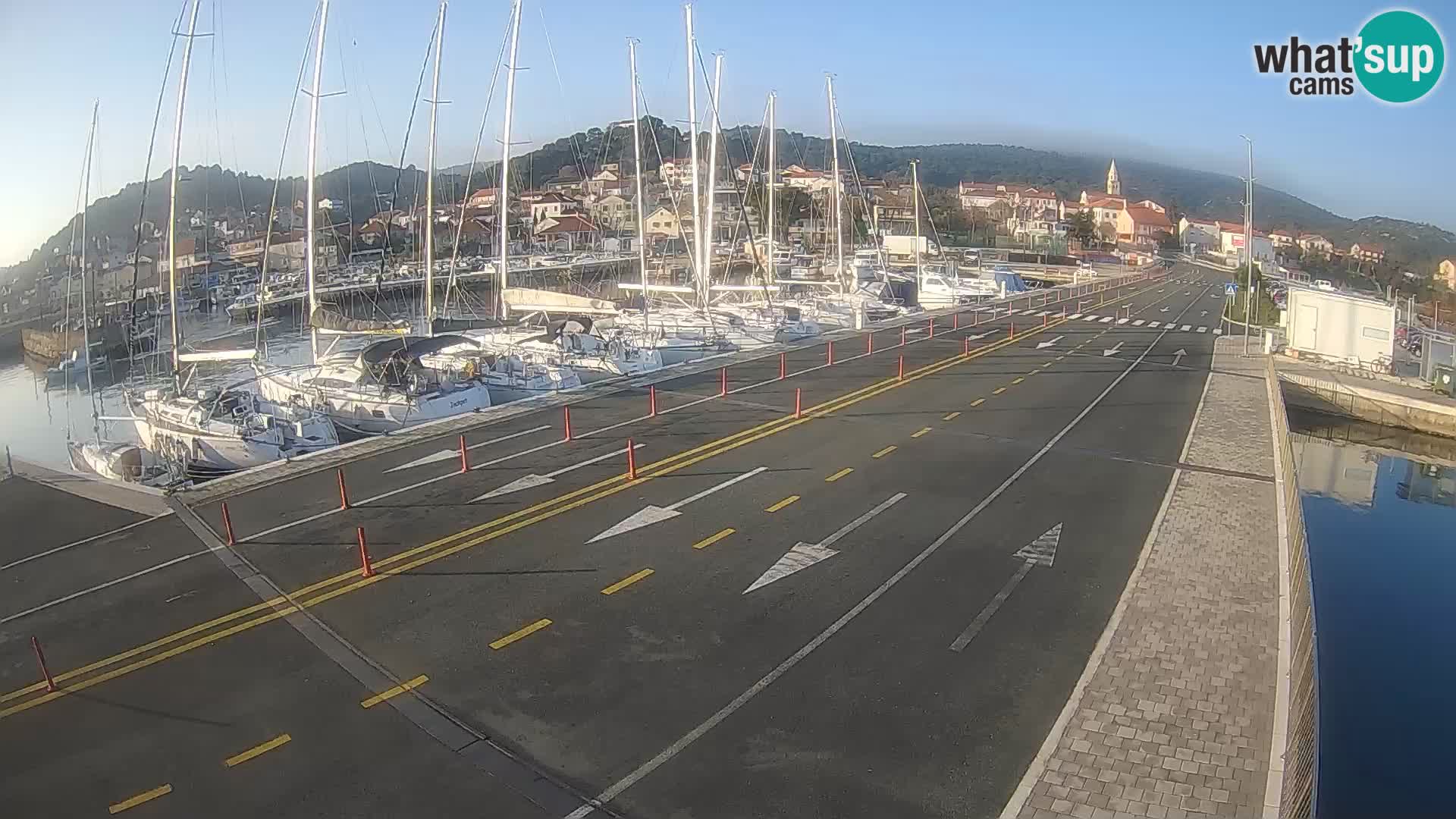 Dalmatie Tkon Traversier – webcams Croatie