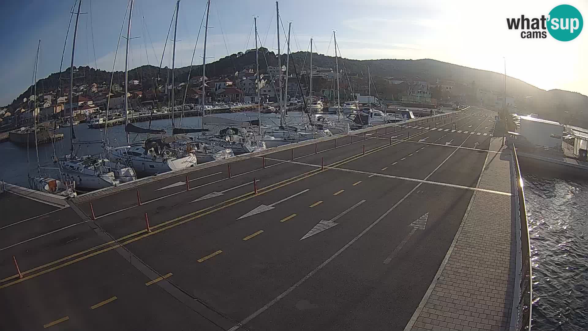 Dalmacija Trajekt Tkon – spletne kamere Hrvaška