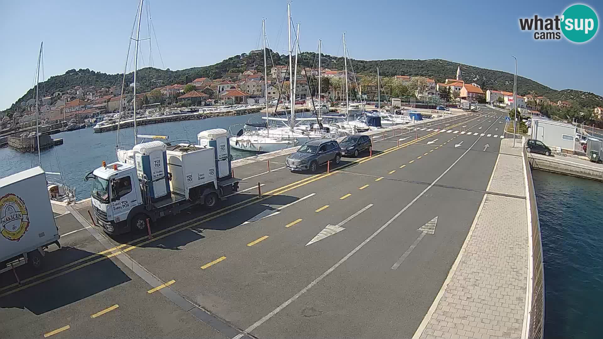 Dalmatien Tkon Fähre – Webcams Kroatien