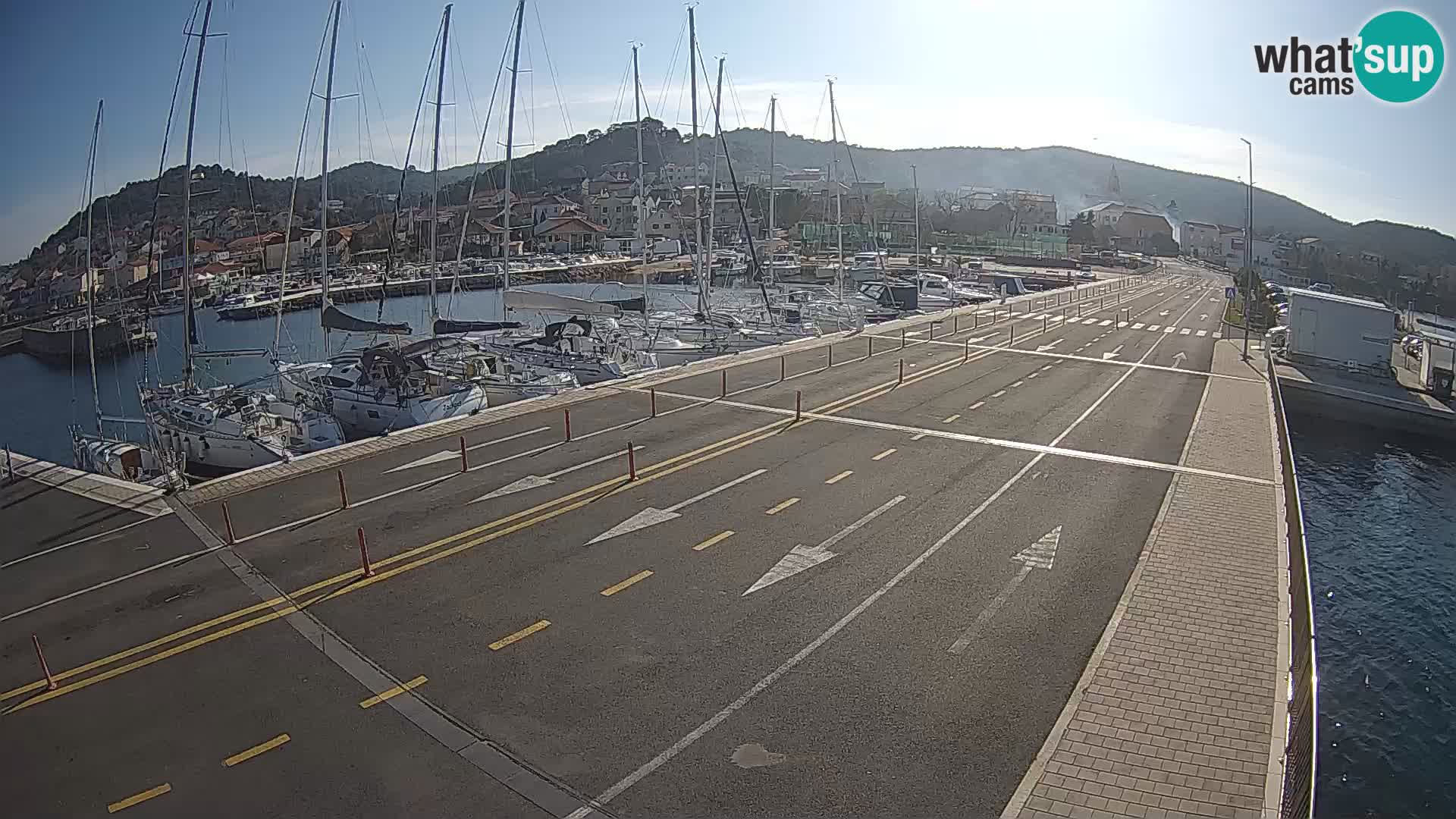 Dalmatie Tkon Traversier – webcams Croatie