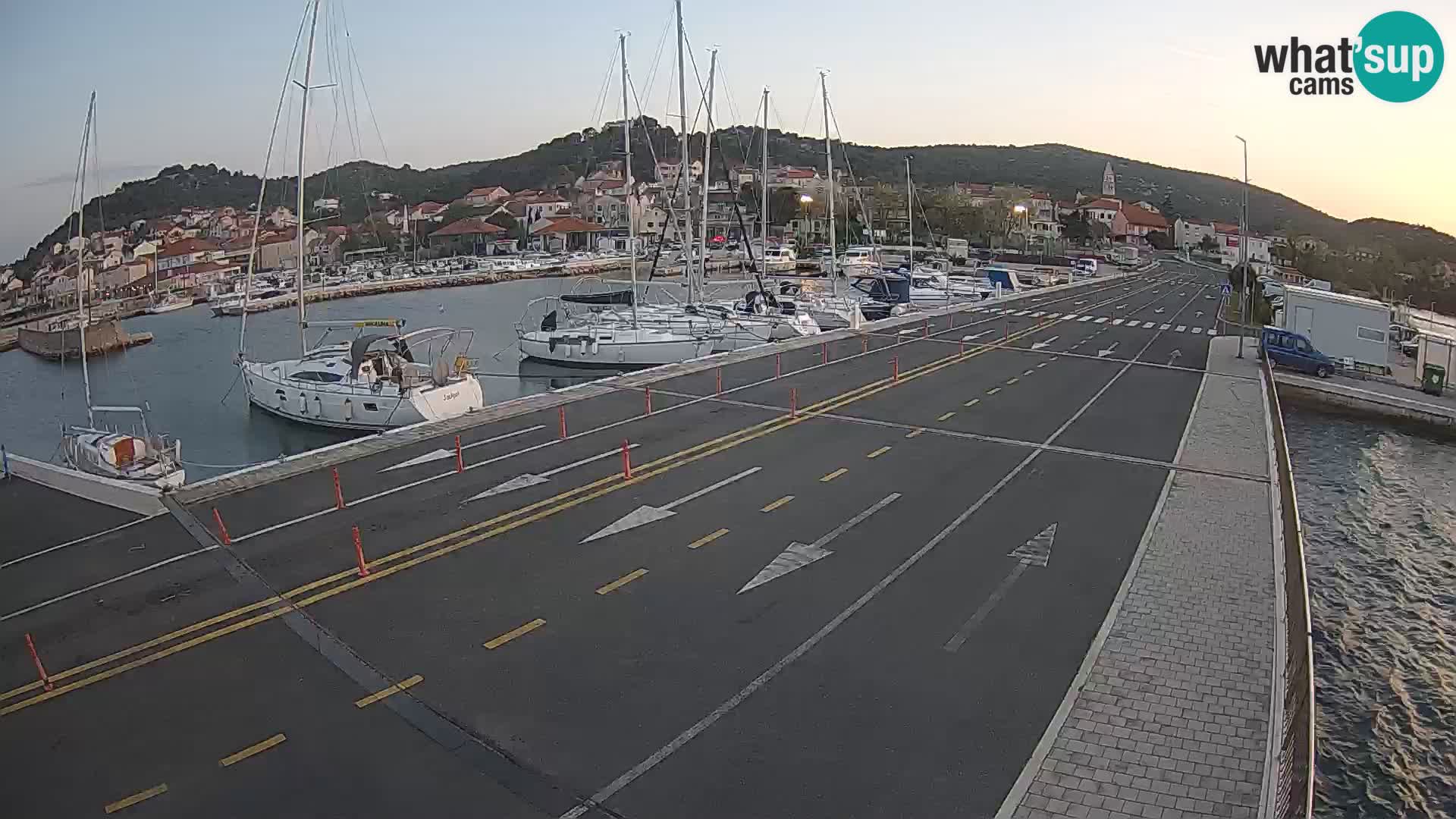 Dalmacija Trajekt Tkon – spletne kamere Hrvaška