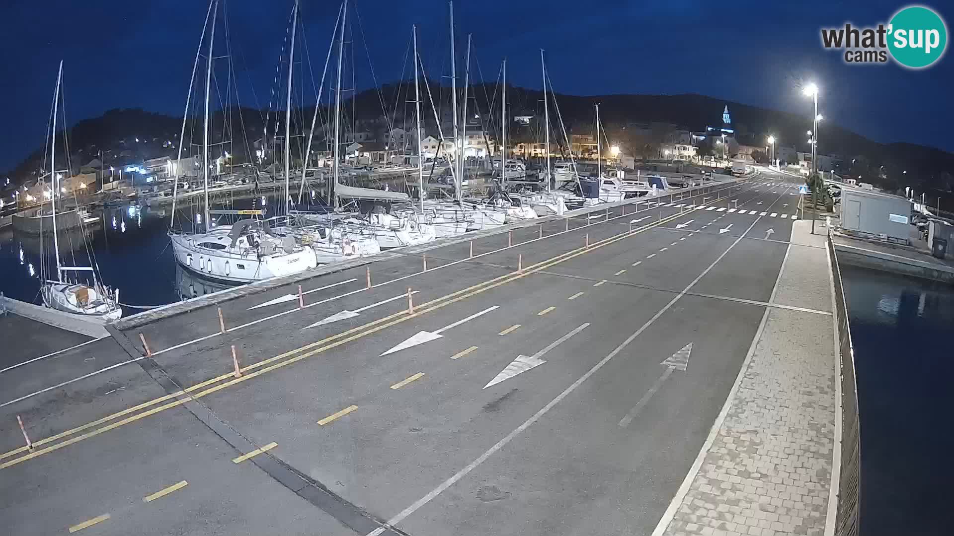 Dalmatie Tkon Traversier – webcams Croatie