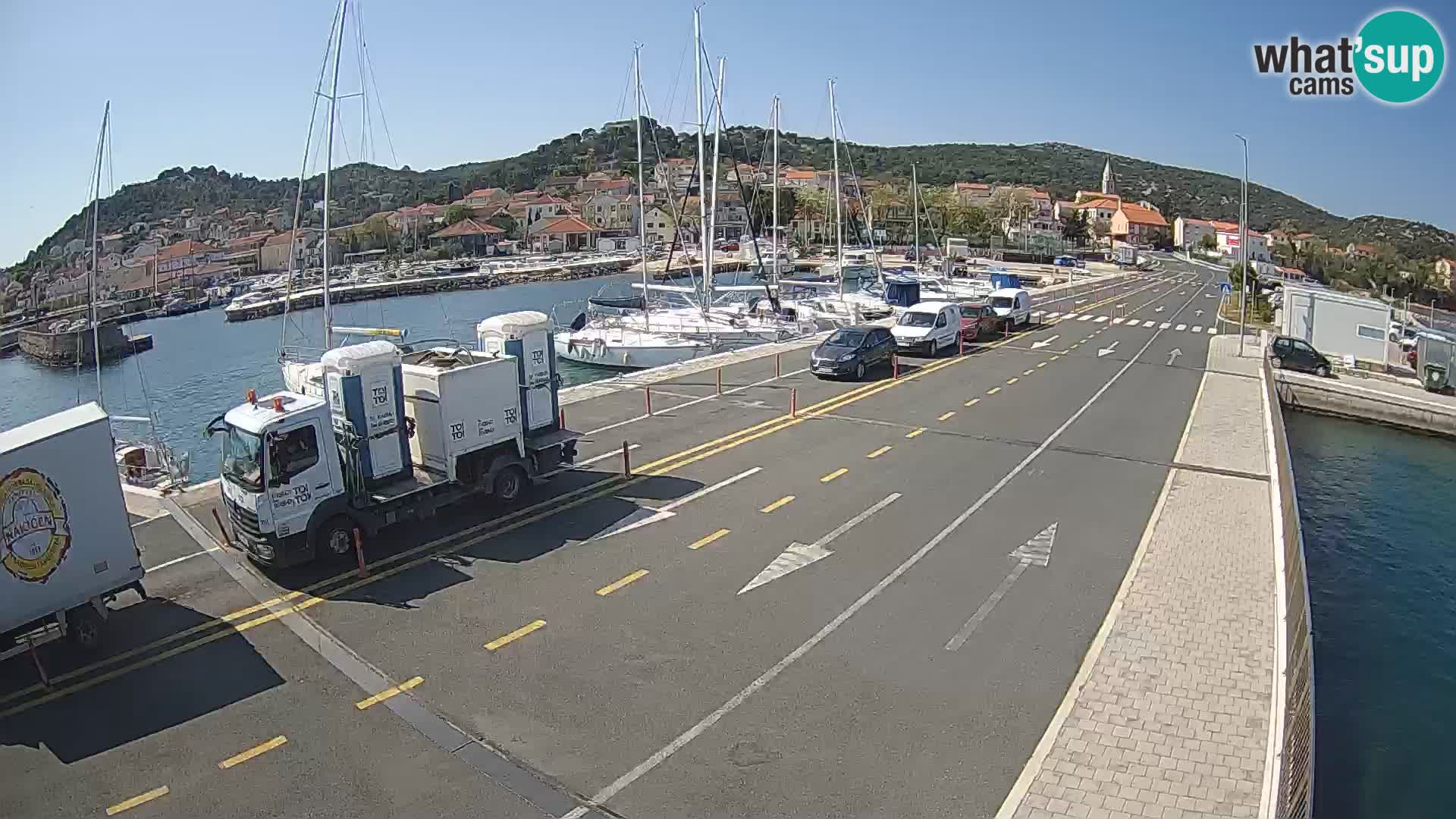 Dalmazia traghetto Tkon – webcam Croazia