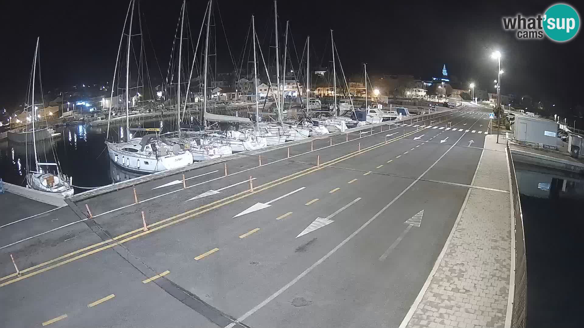 Dalmacia Tkon Transportar- webcams Croacia