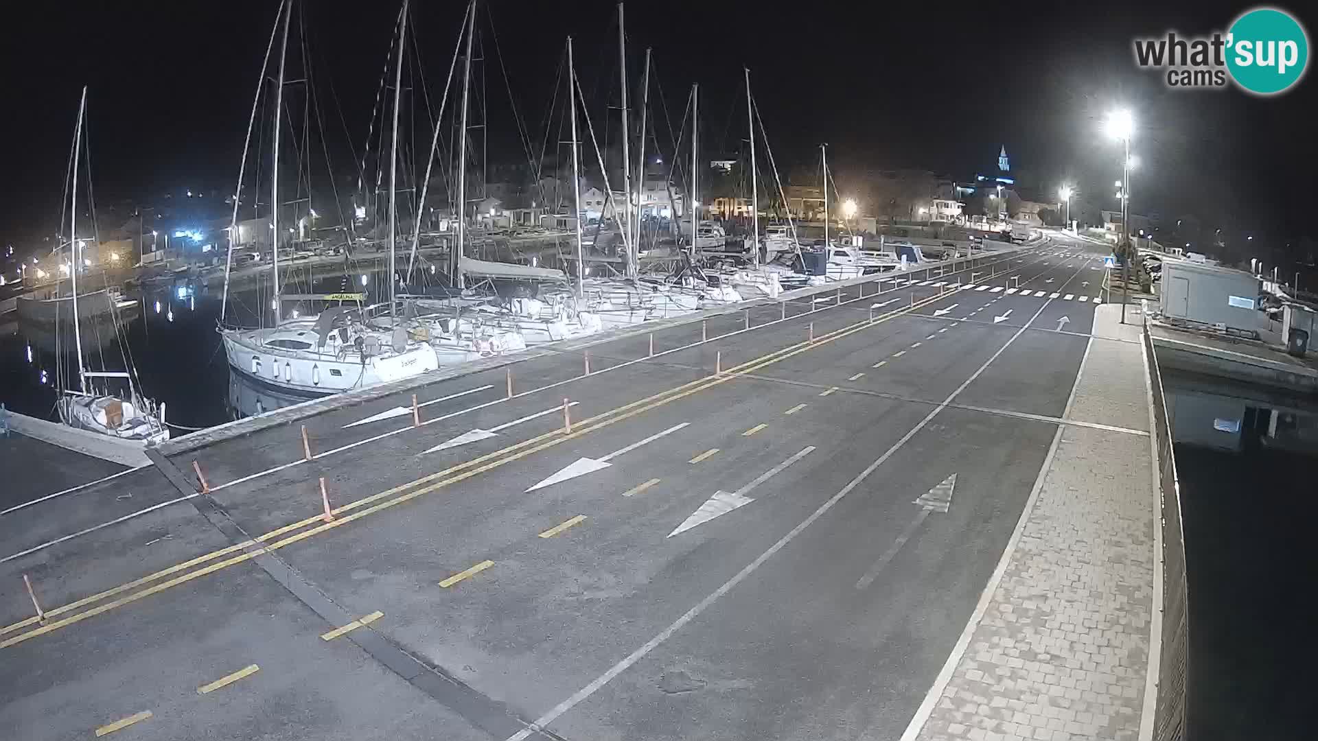 Dalmatie Tkon Traversier – webcams Croatie