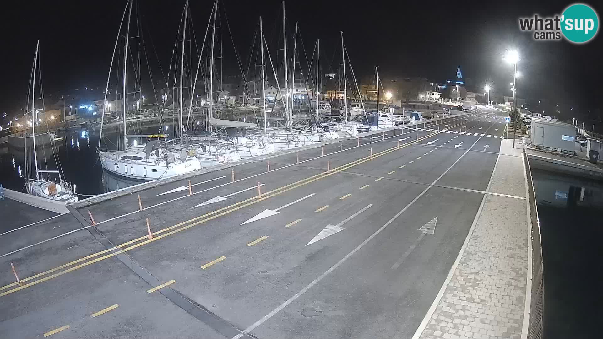 Dalmacia Tkon Transportar- webcams Croacia