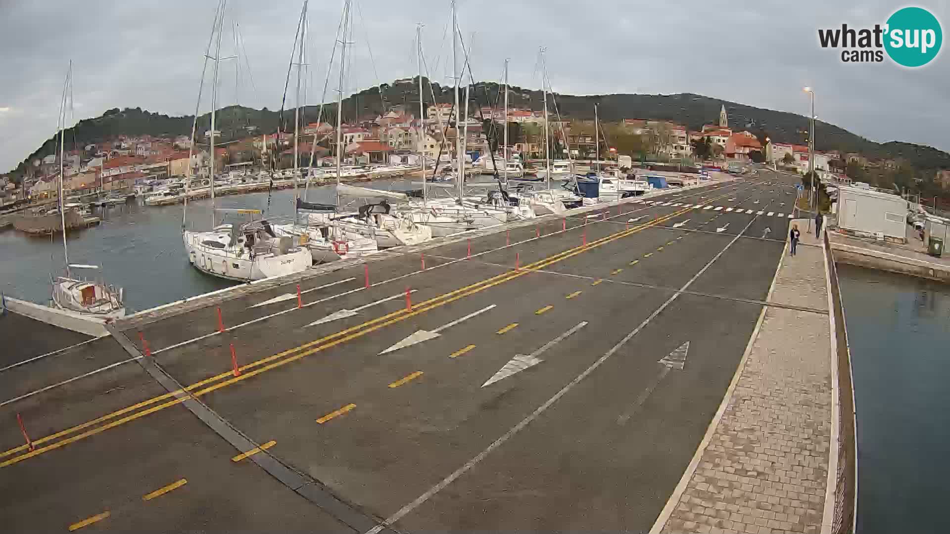 Dalmatie Tkon Traversier – webcams Croatie