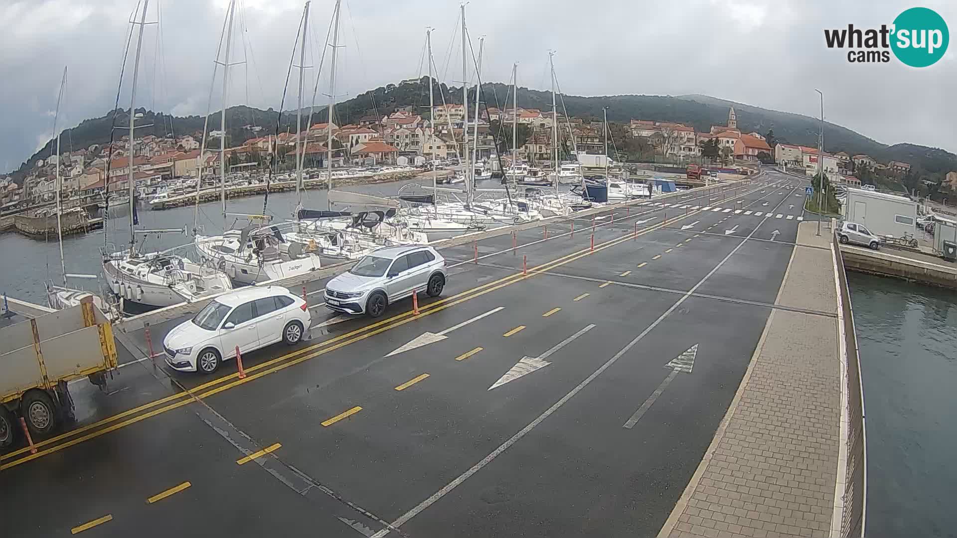 Dalmacia Tkon Transportar- webcams Croacia