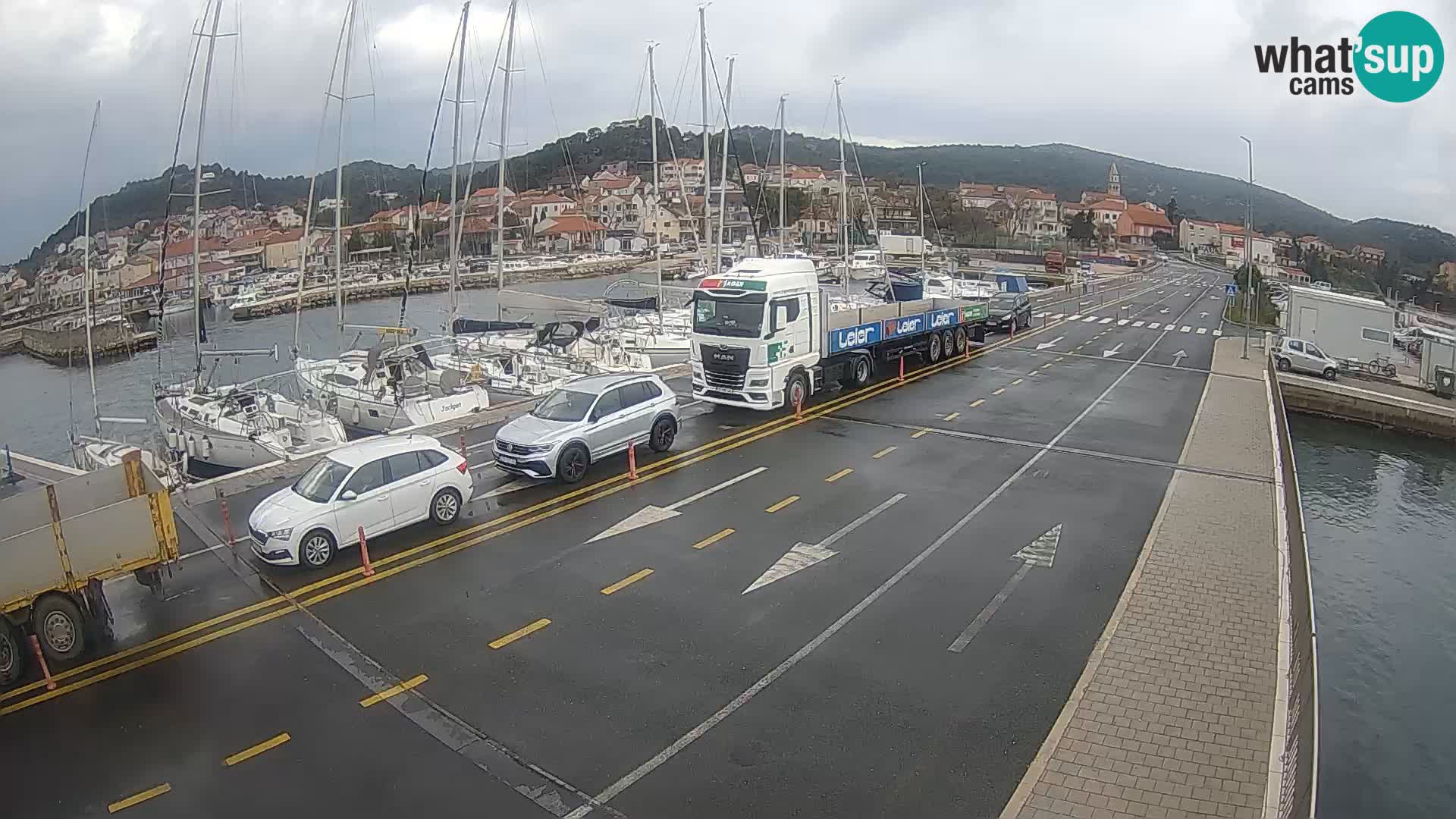 Dalmacija Trajekt Tkon – spletne kamere Hrvaška