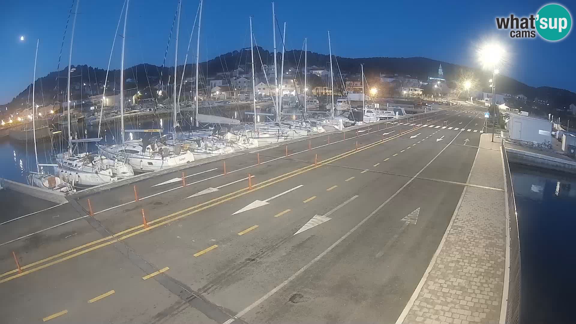 Dalmatie Tkon Traversier – webcams Croatie