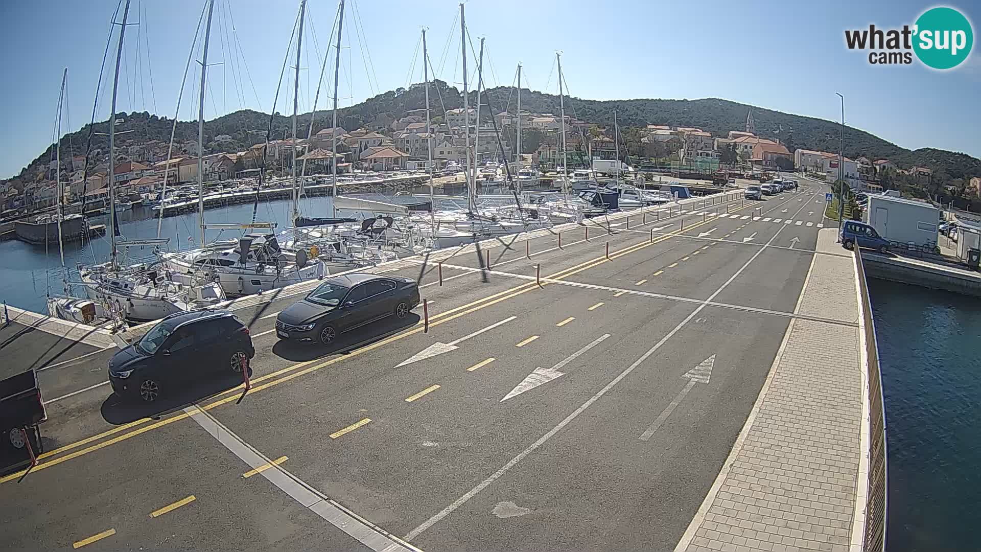 Dalmatie Tkon Traversier – webcams Croatie