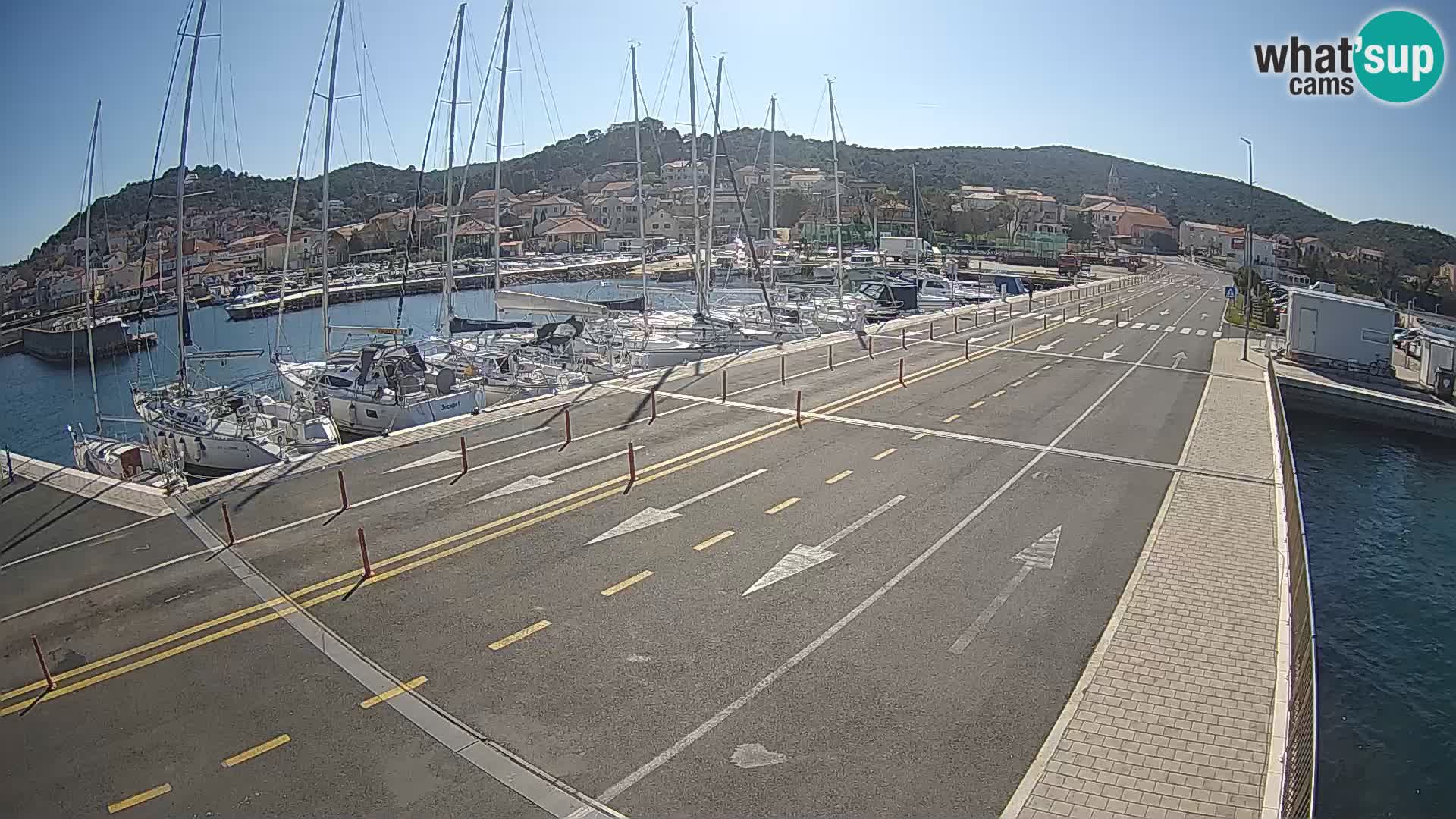 Dalmacia Tkon Transportar- webcams Croacia