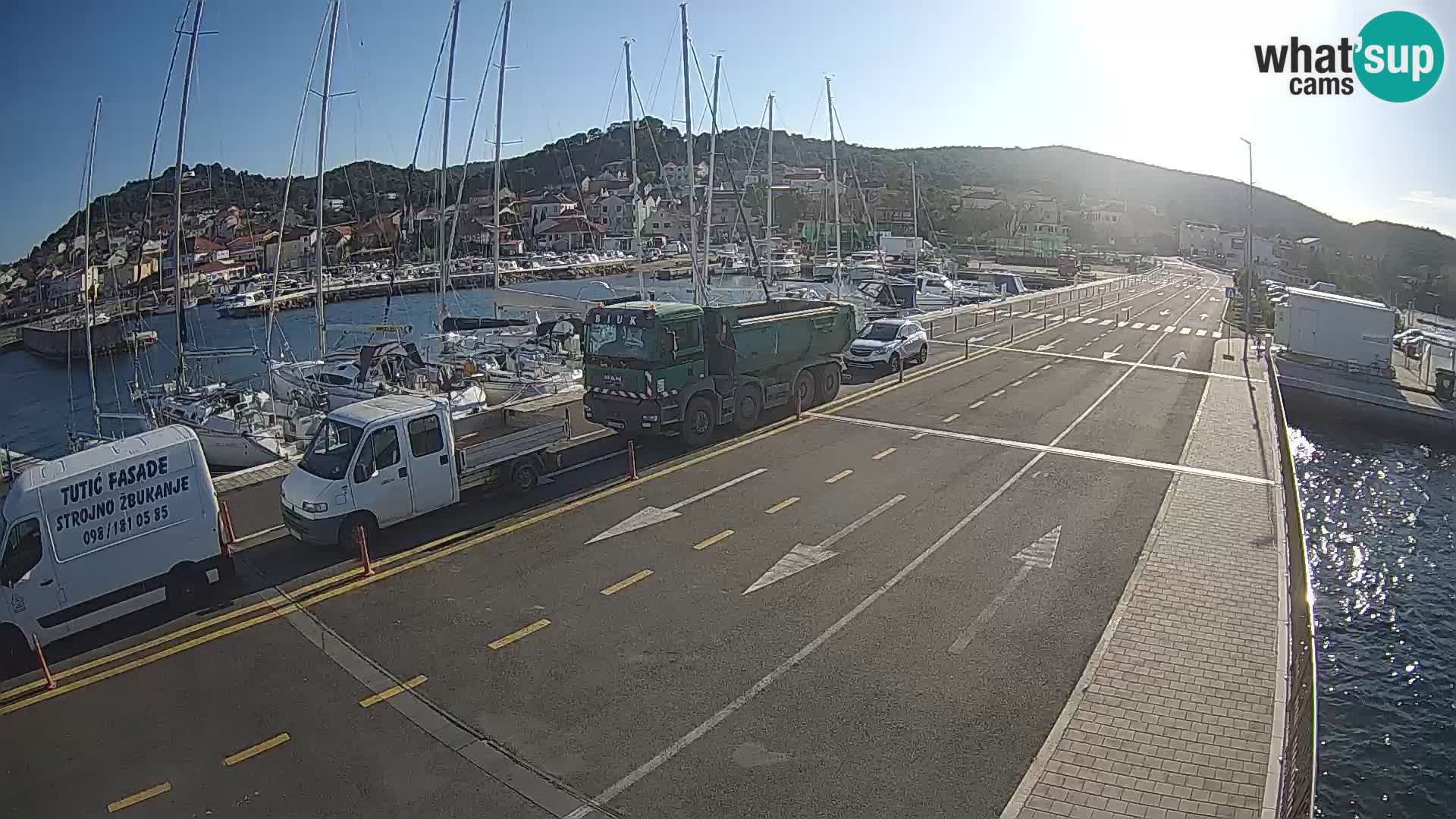 Dalmatia Tkon Ferry – webcams Croatia