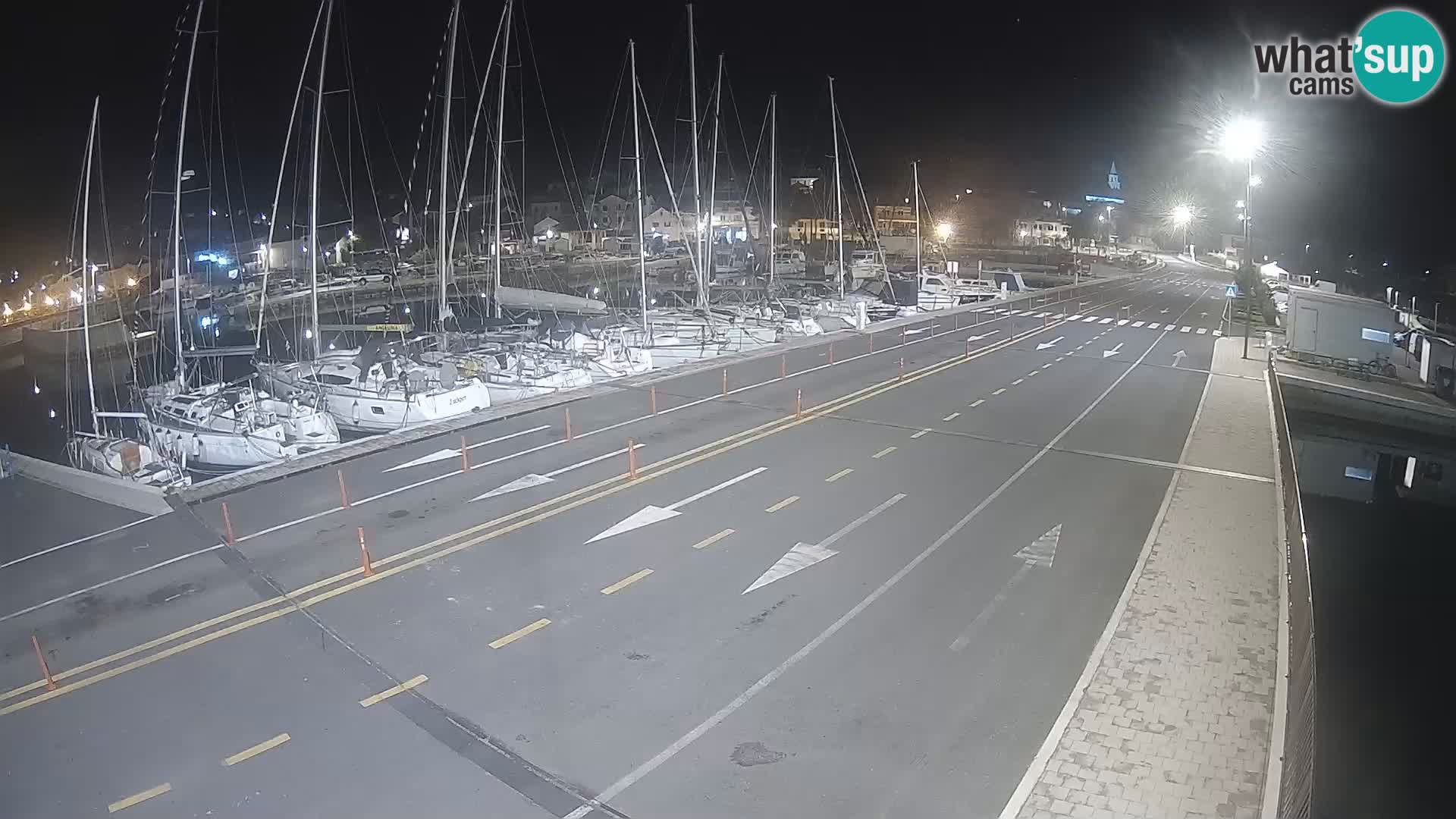 Dalmatie Tkon Traversier – webcams Croatie