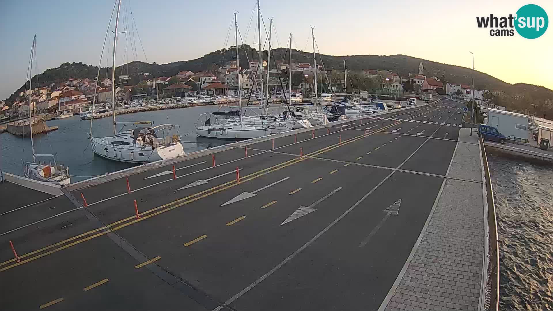 Dalmacija Trajekt Tkon – spletne kamere Hrvaška