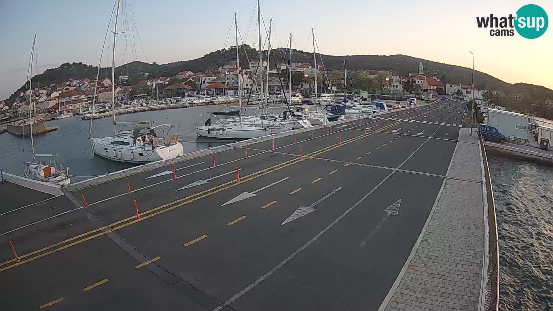 Dalmacija Trajekt Tkon – spletne kamere Hrvaška
