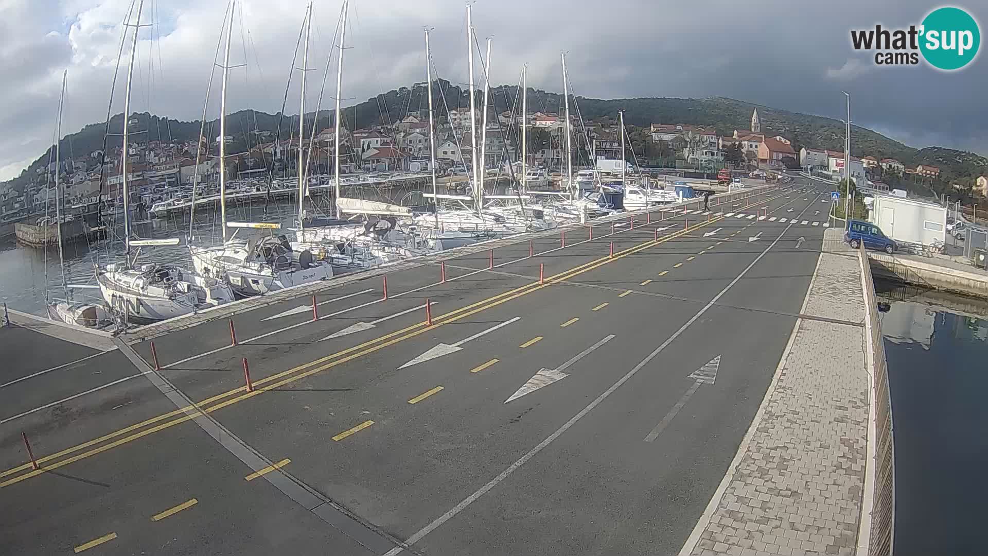 Dalmatie Tkon Traversier – webcams Croatie