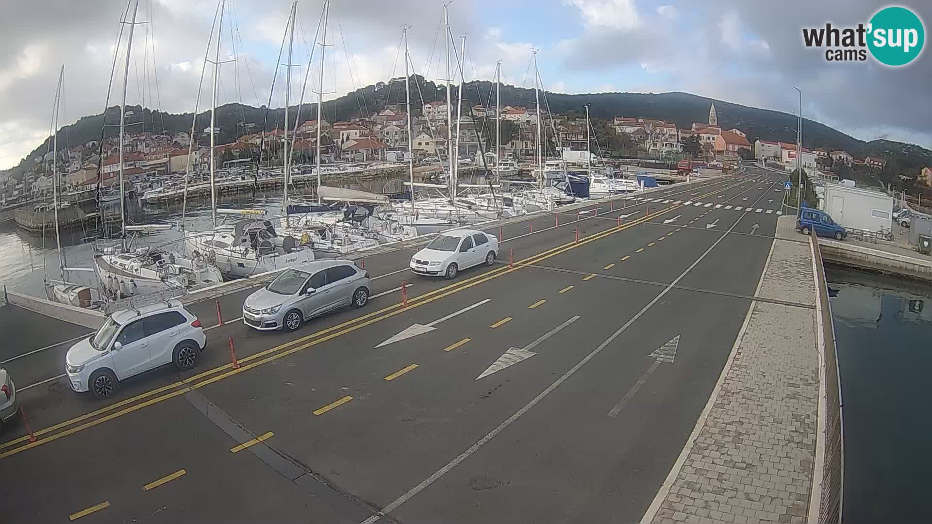 Dalmatie Tkon Traversier – webcams Croatie