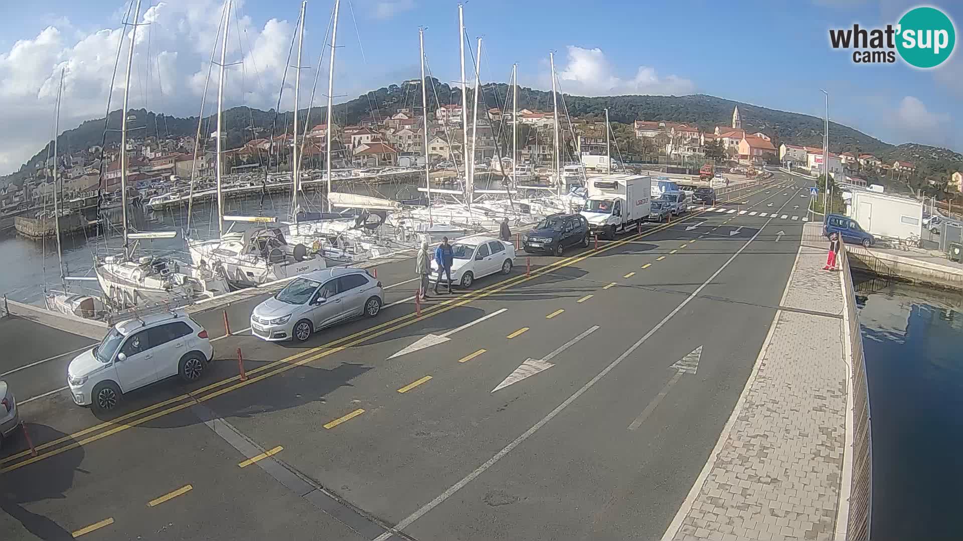 Dalmatie Tkon Traversier – webcams Croatie