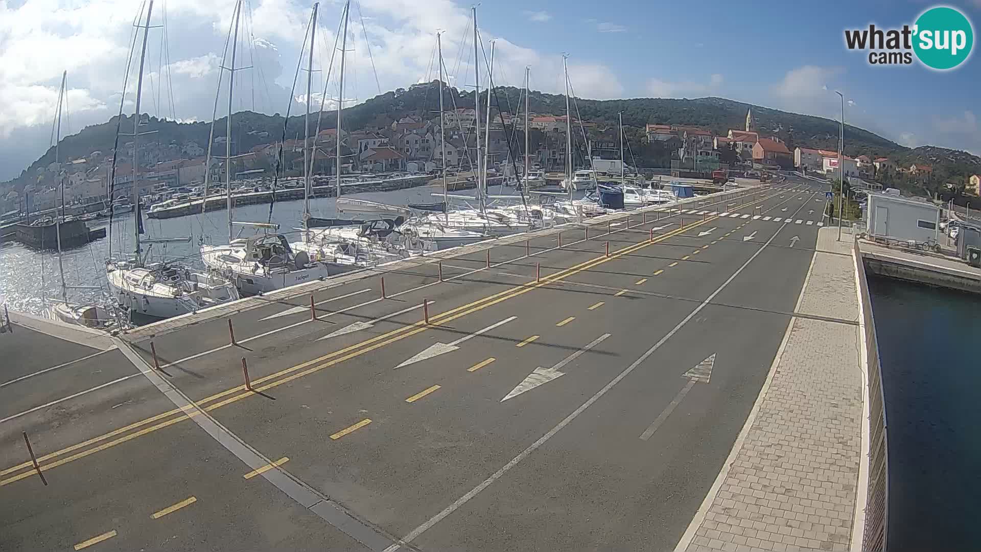 Dalmatie Tkon Traversier – webcams Croatie