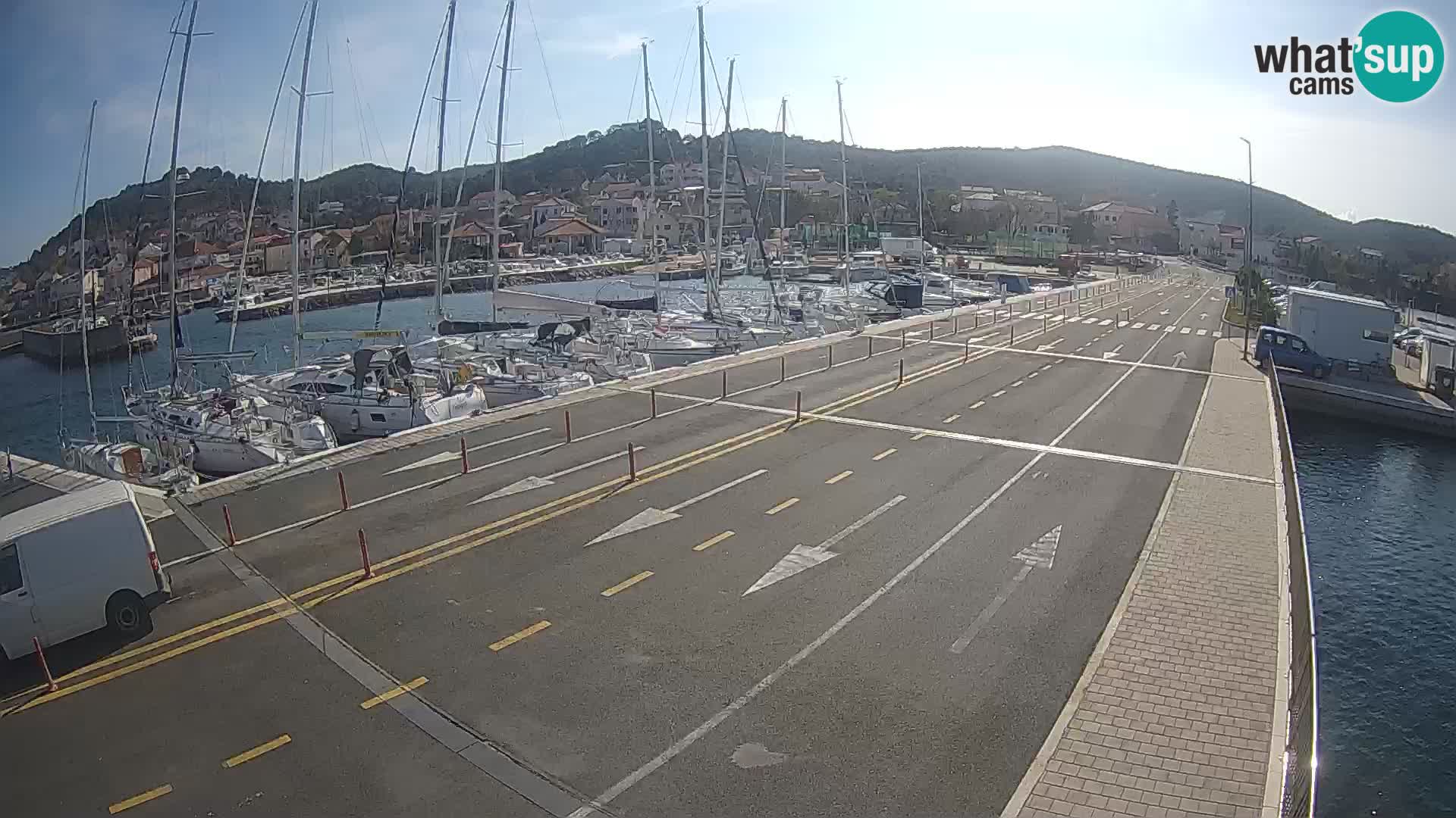 Dalmacia Tkon Transportar- webcams Croacia