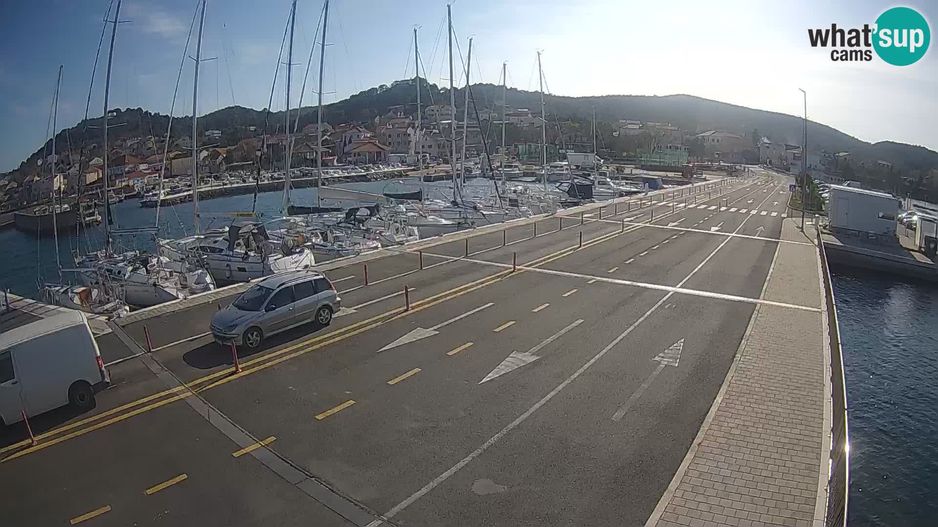 Dalmatie Tkon Traversier – webcams Croatie