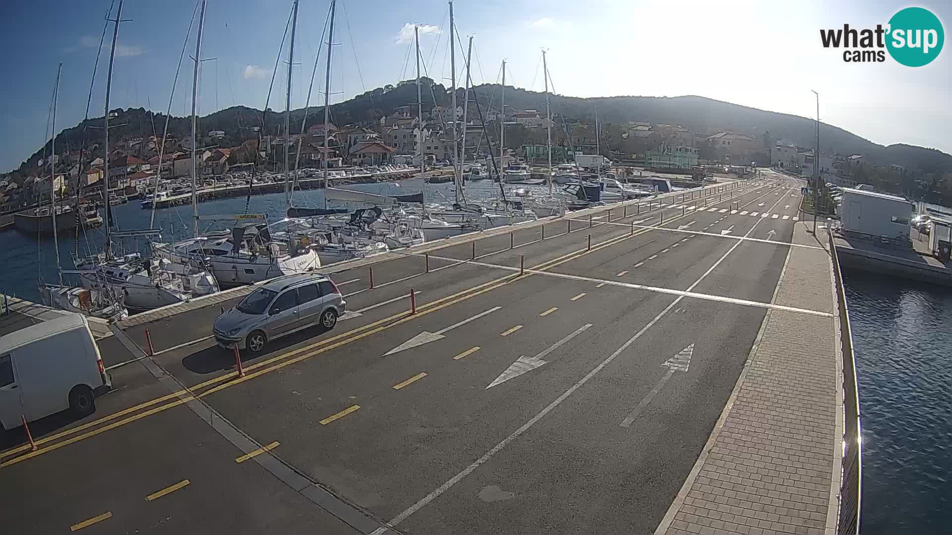 Dalmacia Tkon Transportar- webcams Croacia