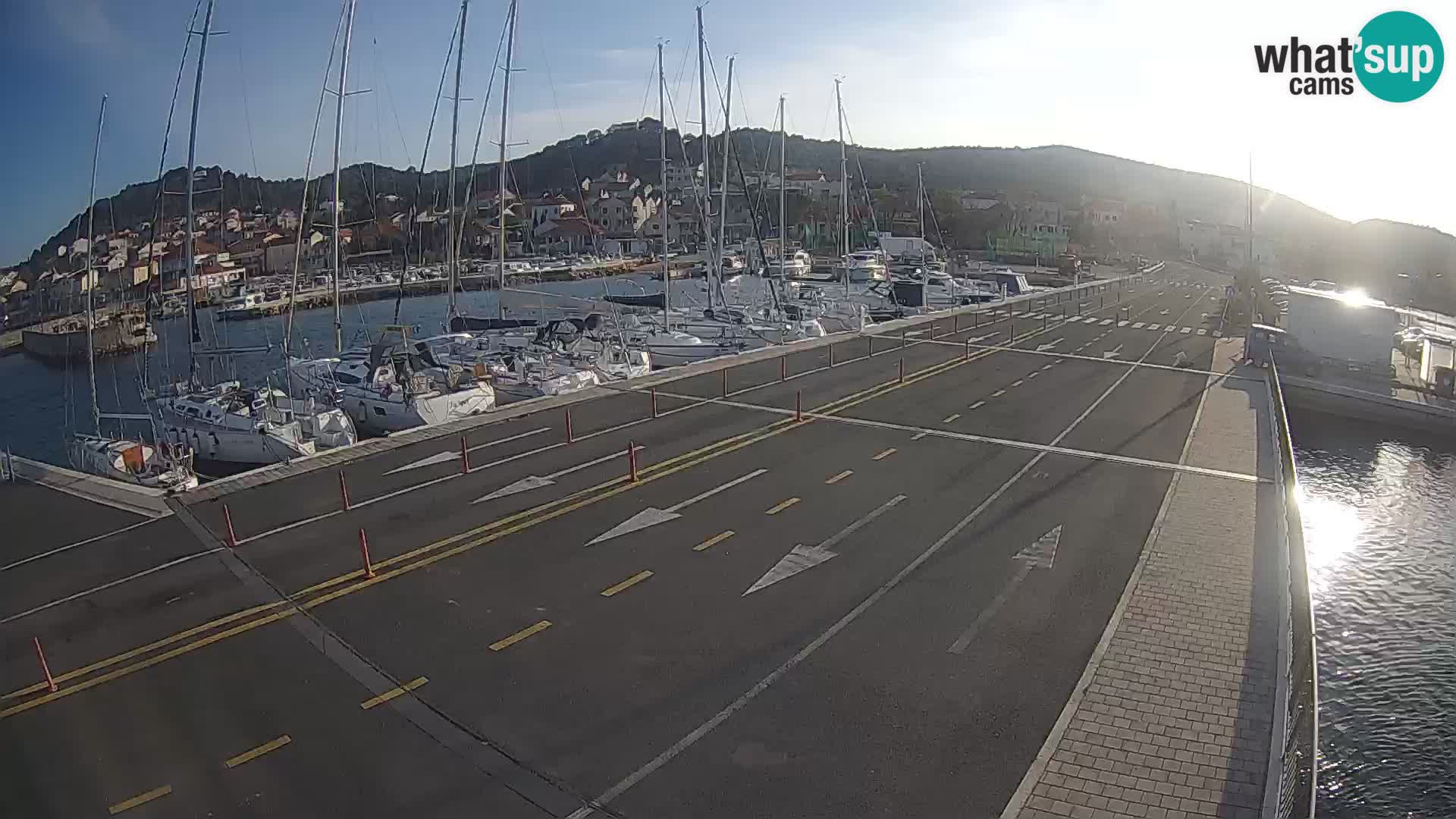 Dalmacia Tkon Transportar- webcams Croacia
