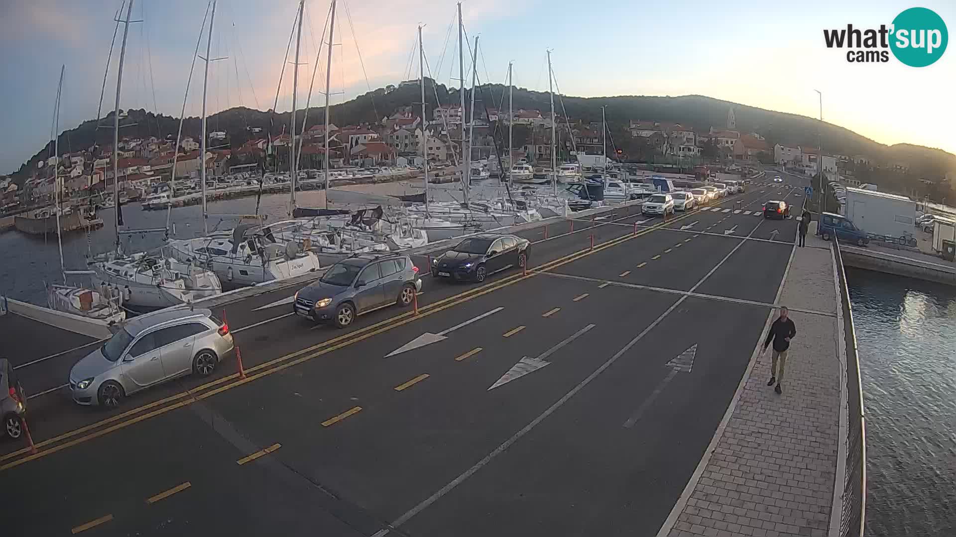 Dalmacia Tkon Transportar- webcams Croacia