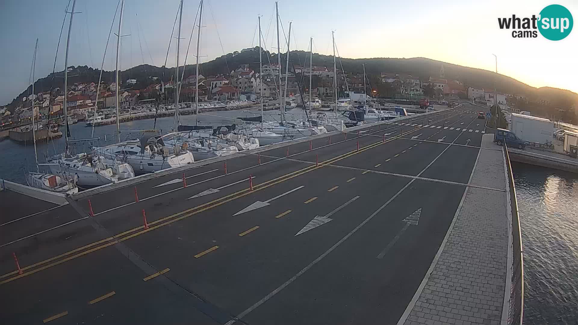 Dalmacija Trajekt Tkon – spletne kamere Hrvaška