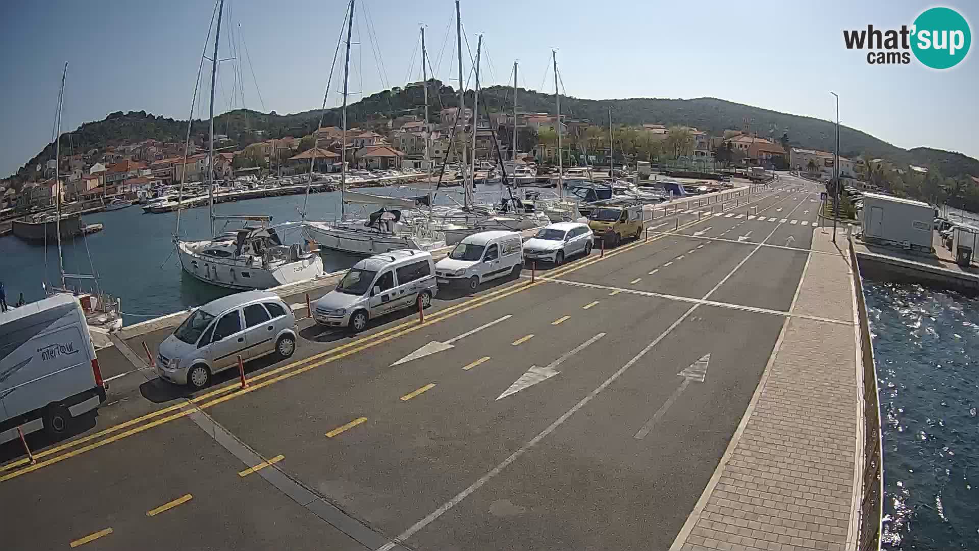 Dalmacia Tkon Transportar- webcams Croacia