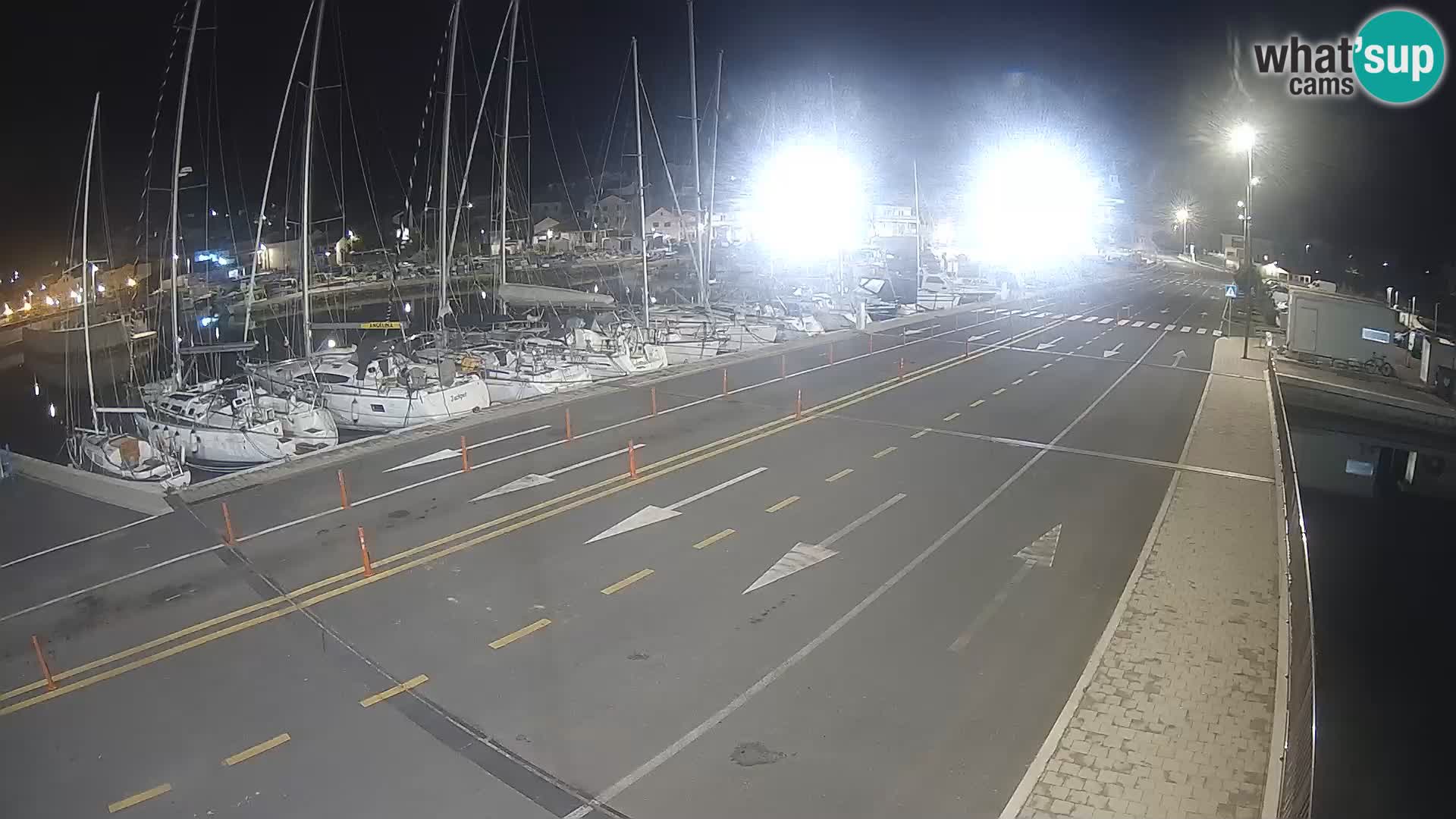 Dalmatie Tkon Traversier – webcams Croatie