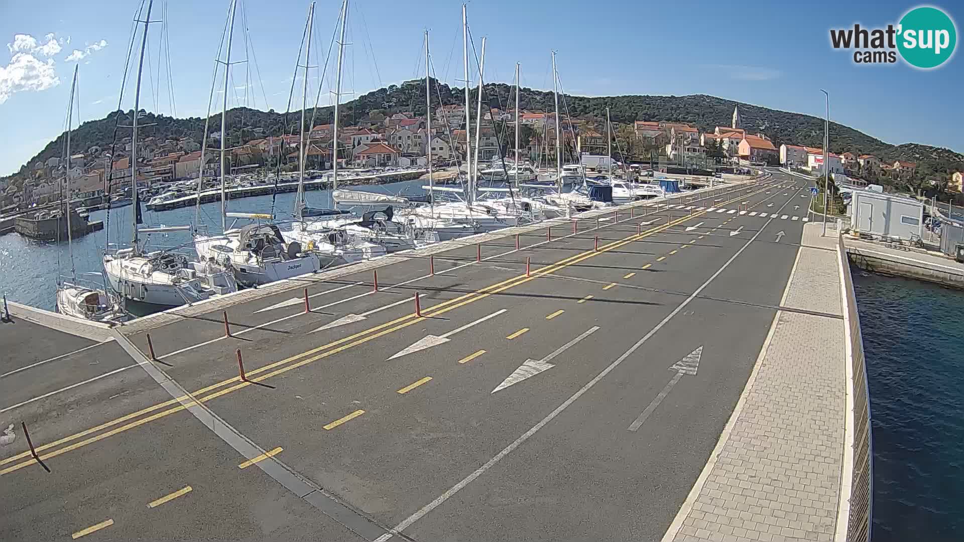 Dalmacija Trajekt Tkon – spletne kamere Hrvaška