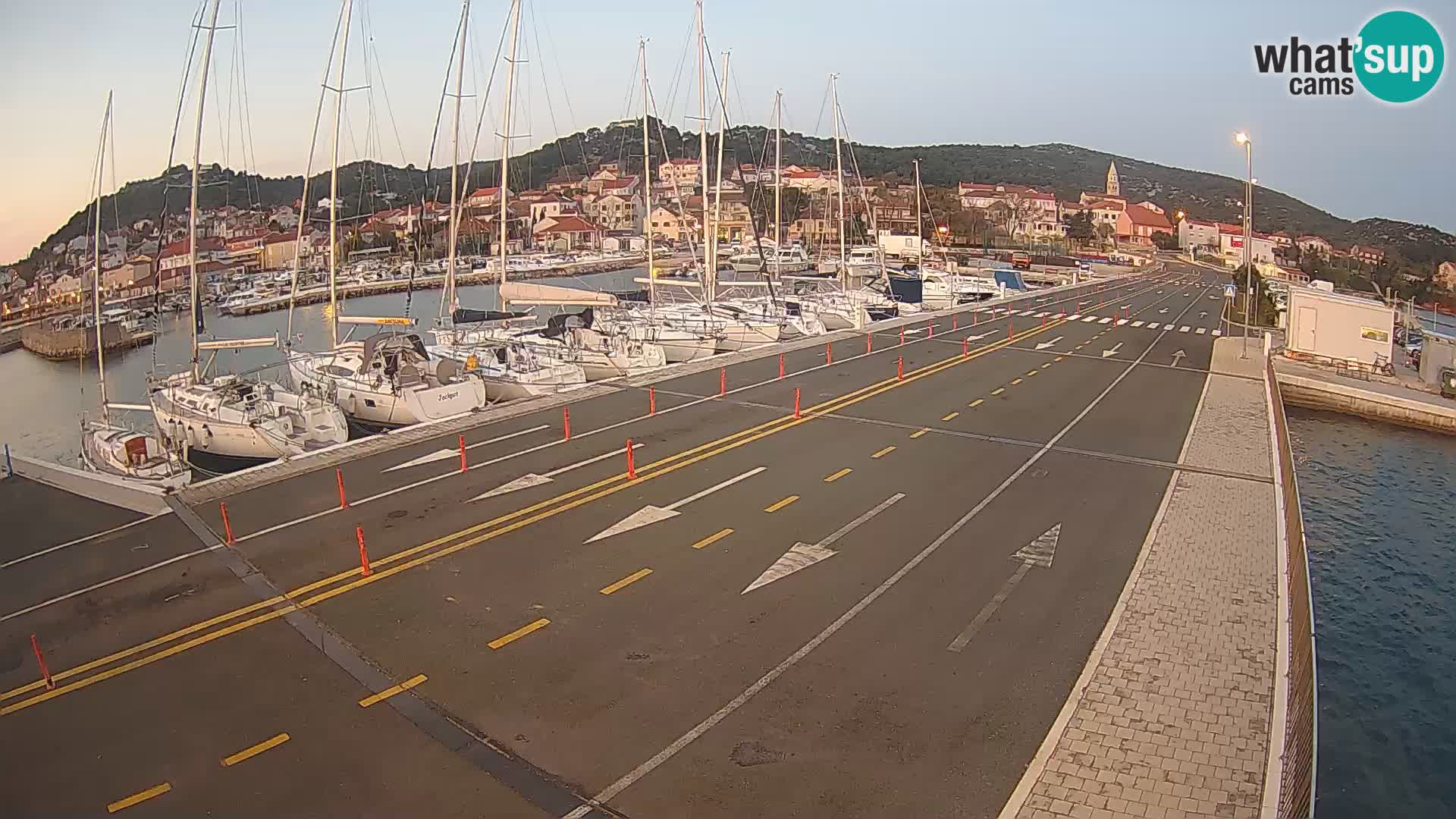 Dalmacia Tkon Transportar- webcams Croacia