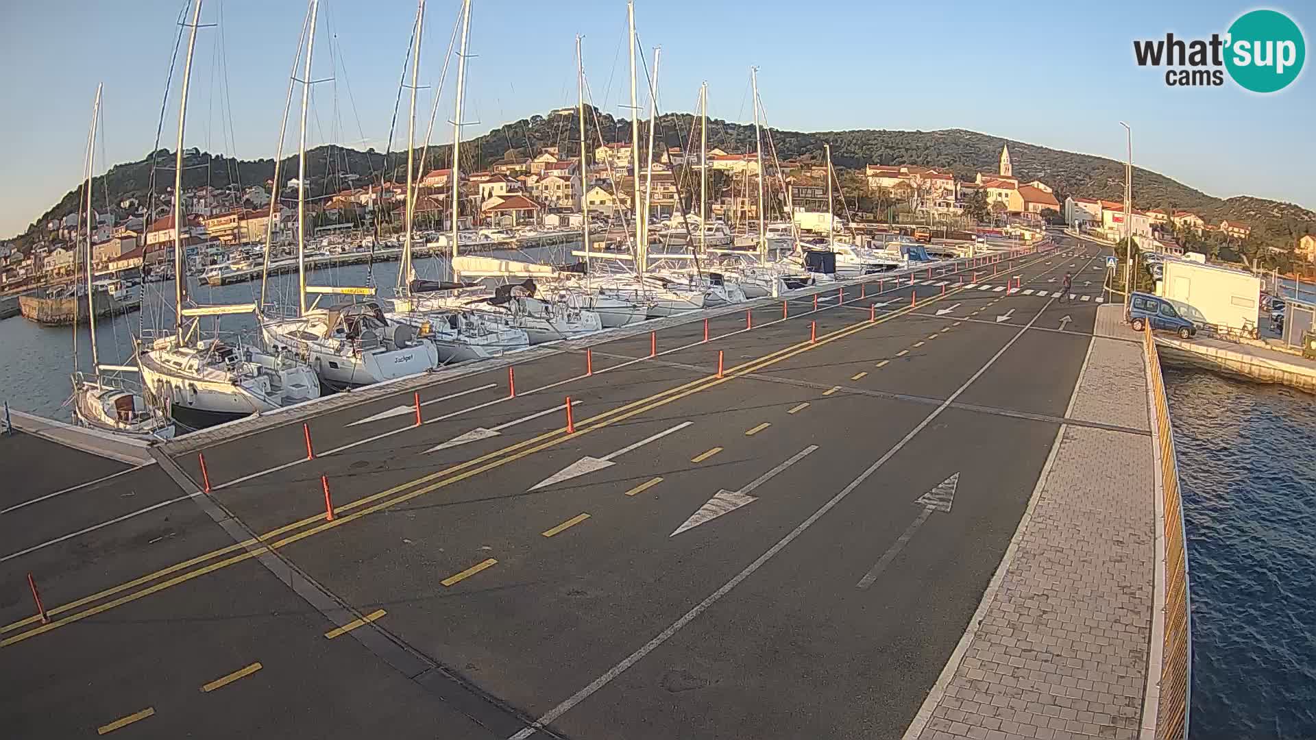 Dalmacija Trajekt Tkon – spletne kamere Hrvaška