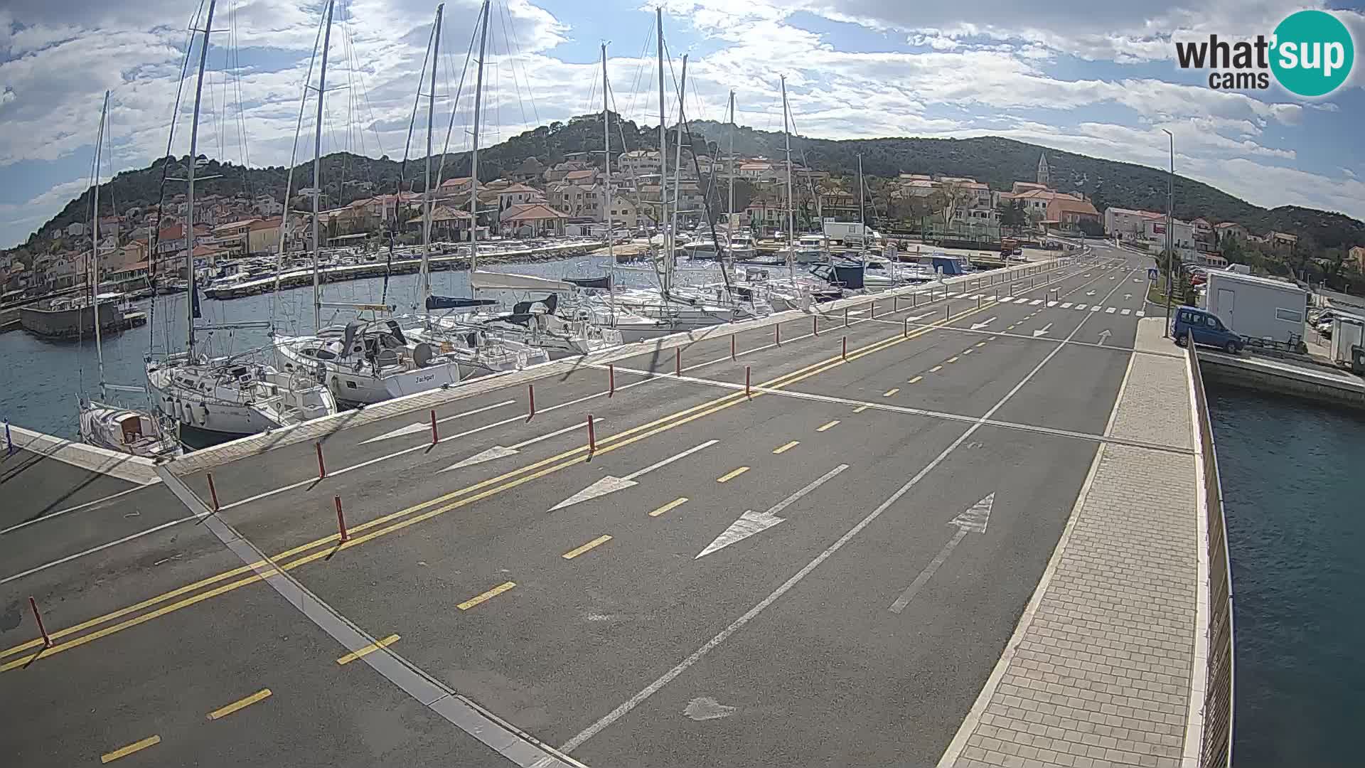 Dalmatie Tkon Traversier – webcams Croatie