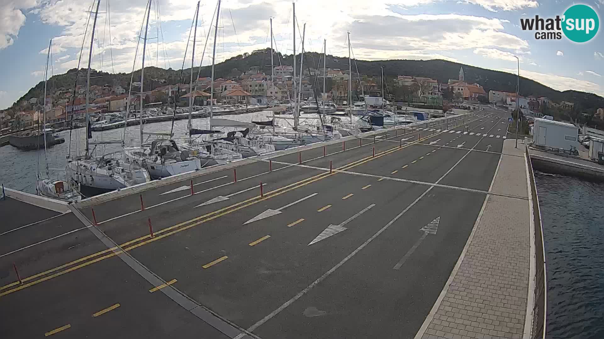 Dalmacia Tkon Transportar- webcams Croacia