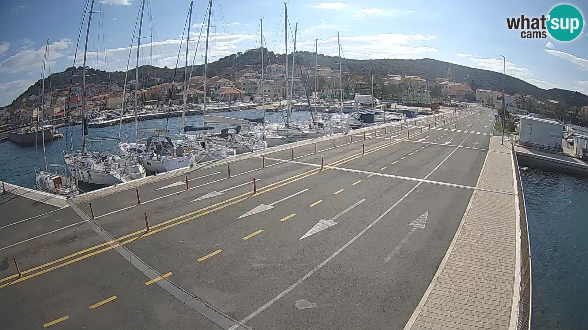 Dalmacia Tkon Transportar- webcams Croacia