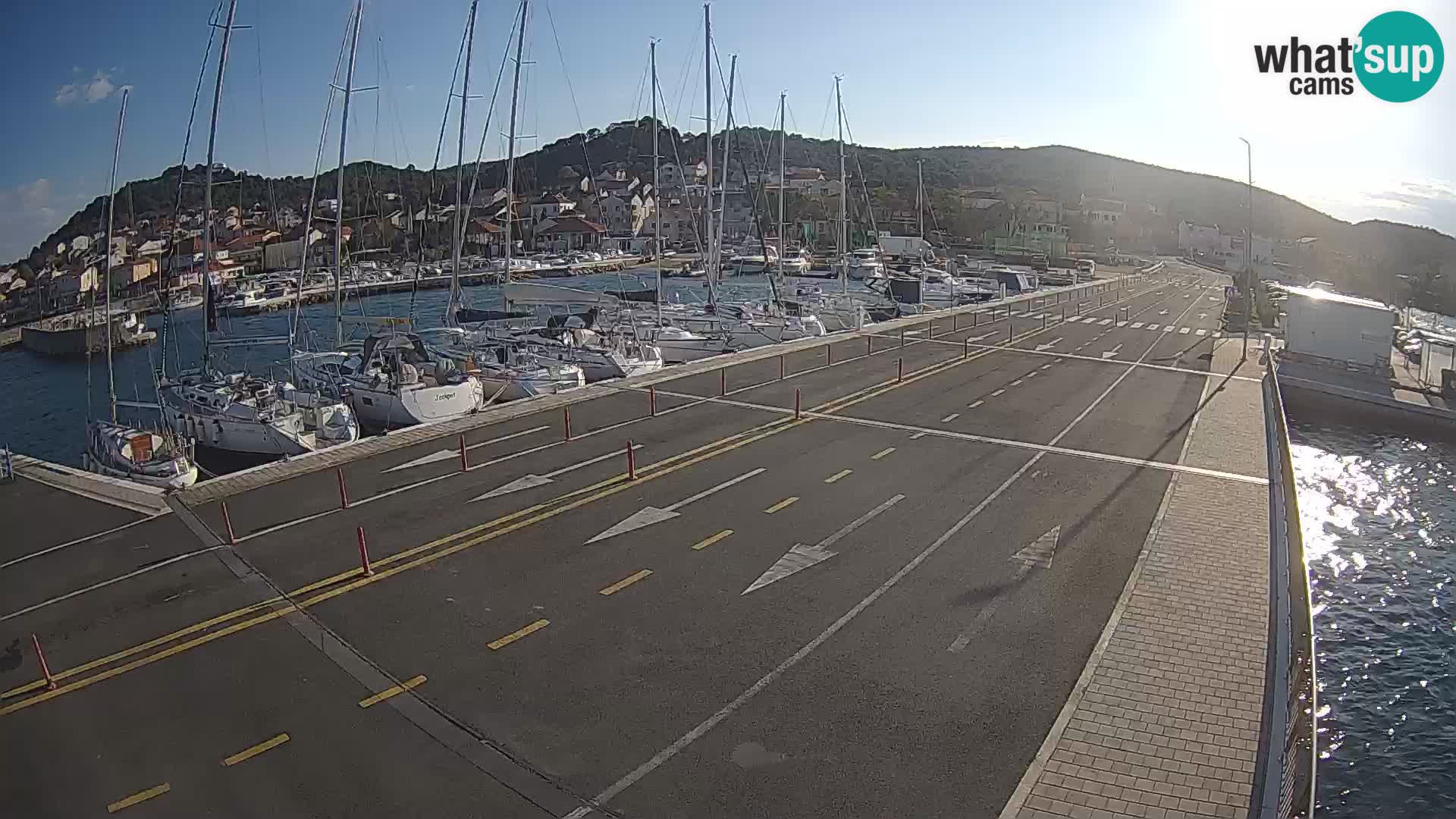 Dalmacia Tkon Transportar- webcams Croacia