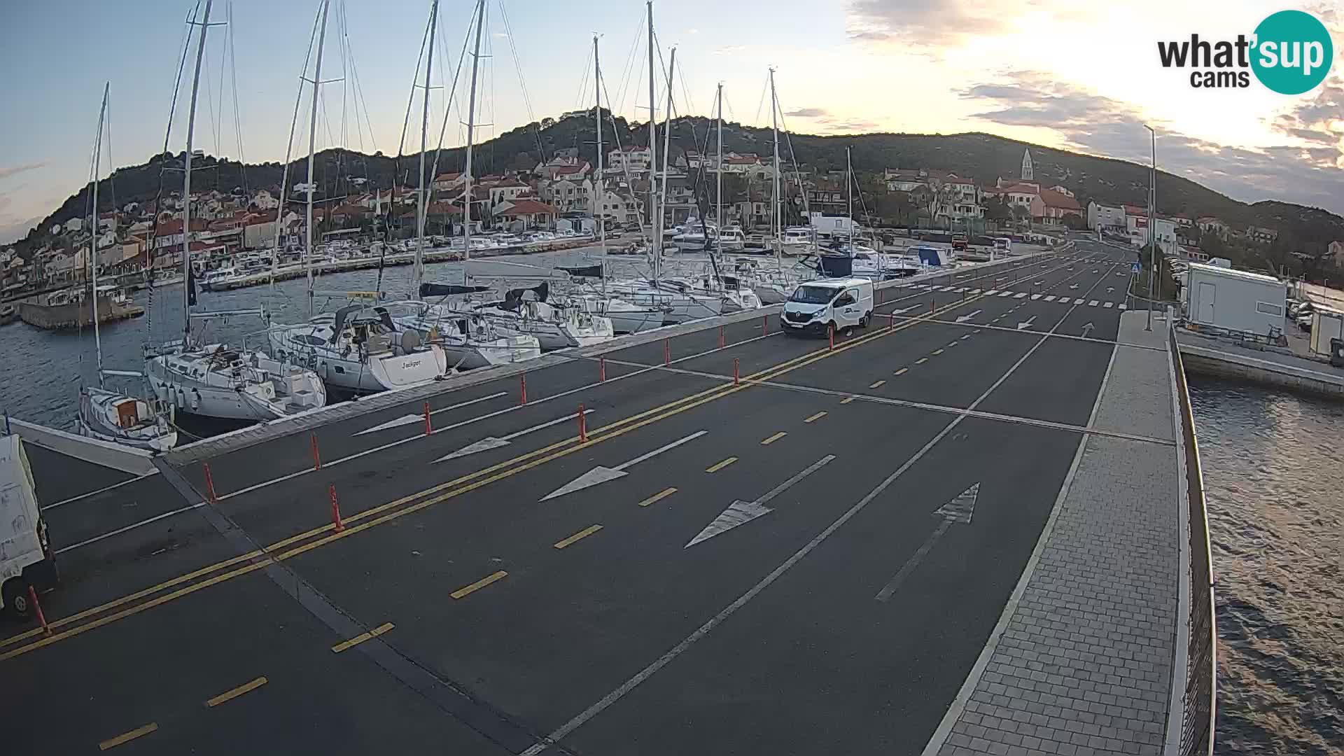 Dalmacia Tkon Transportar- webcams Croacia