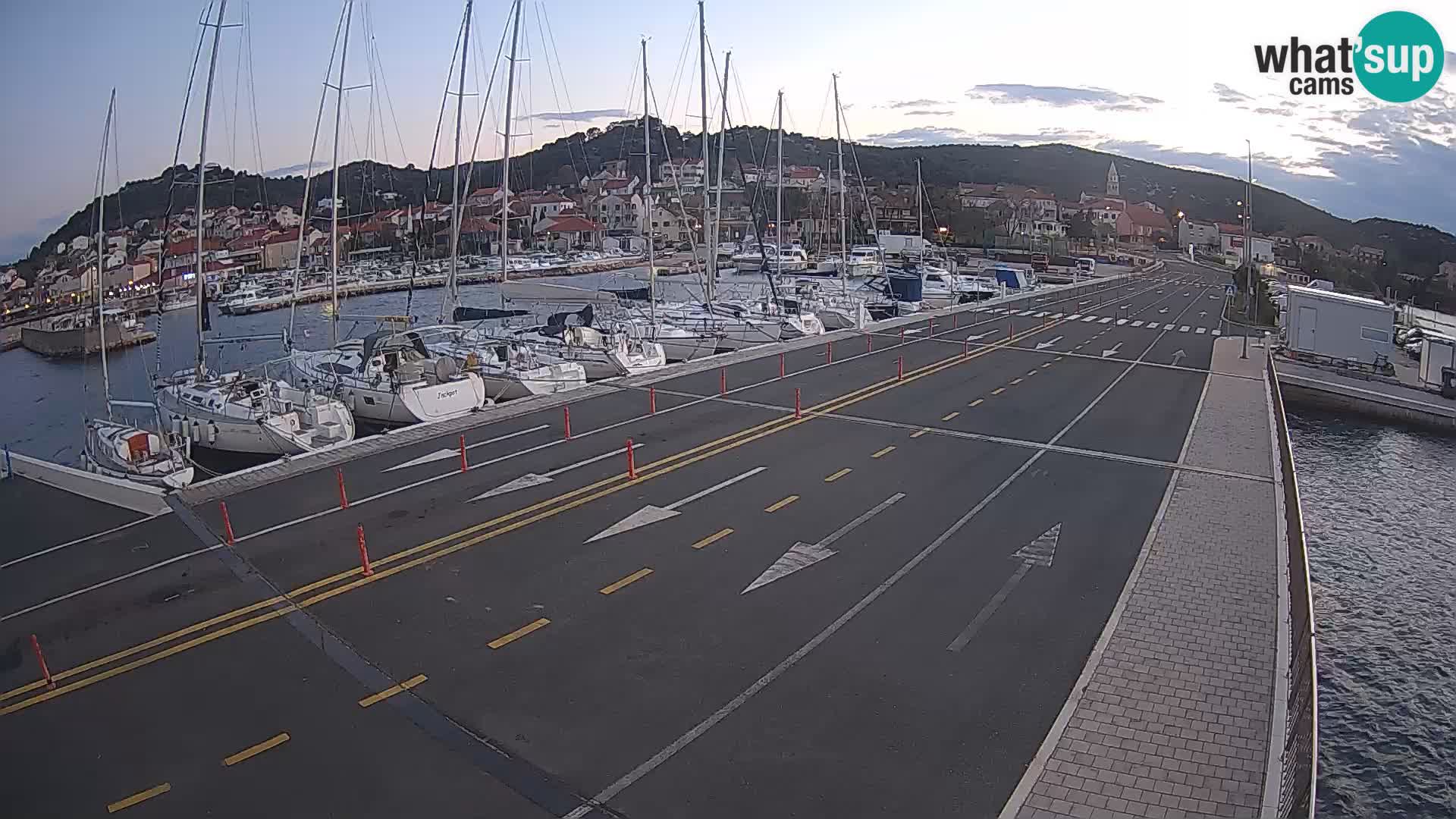 Dalmacia Tkon Transportar- webcams Croacia