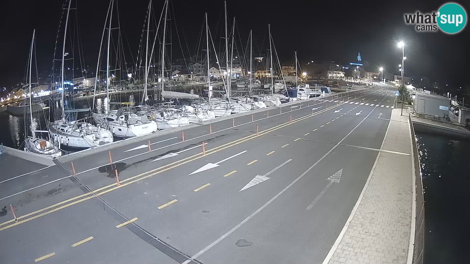 Dalmatie Tkon Traversier – webcams Croatie