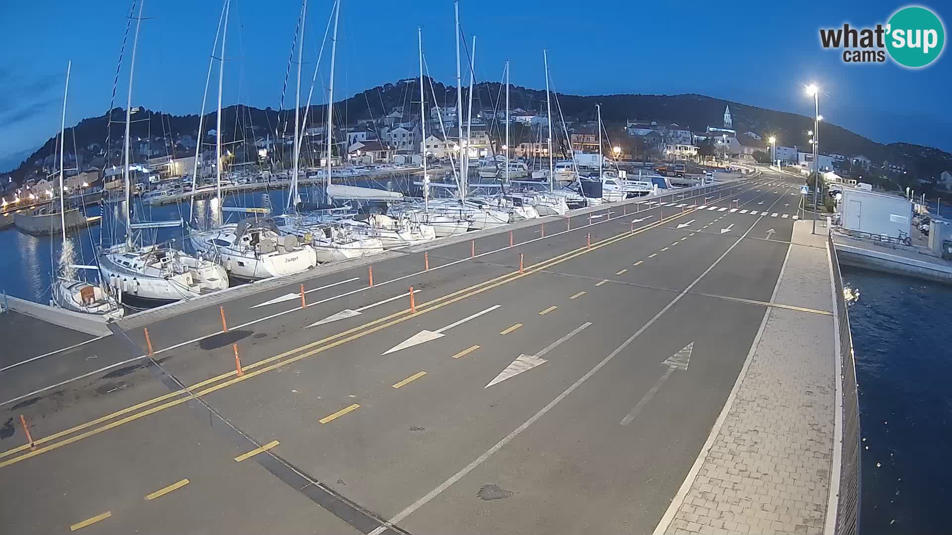 Dalmacija Trajekt Tkon – spletne kamere Hrvaška