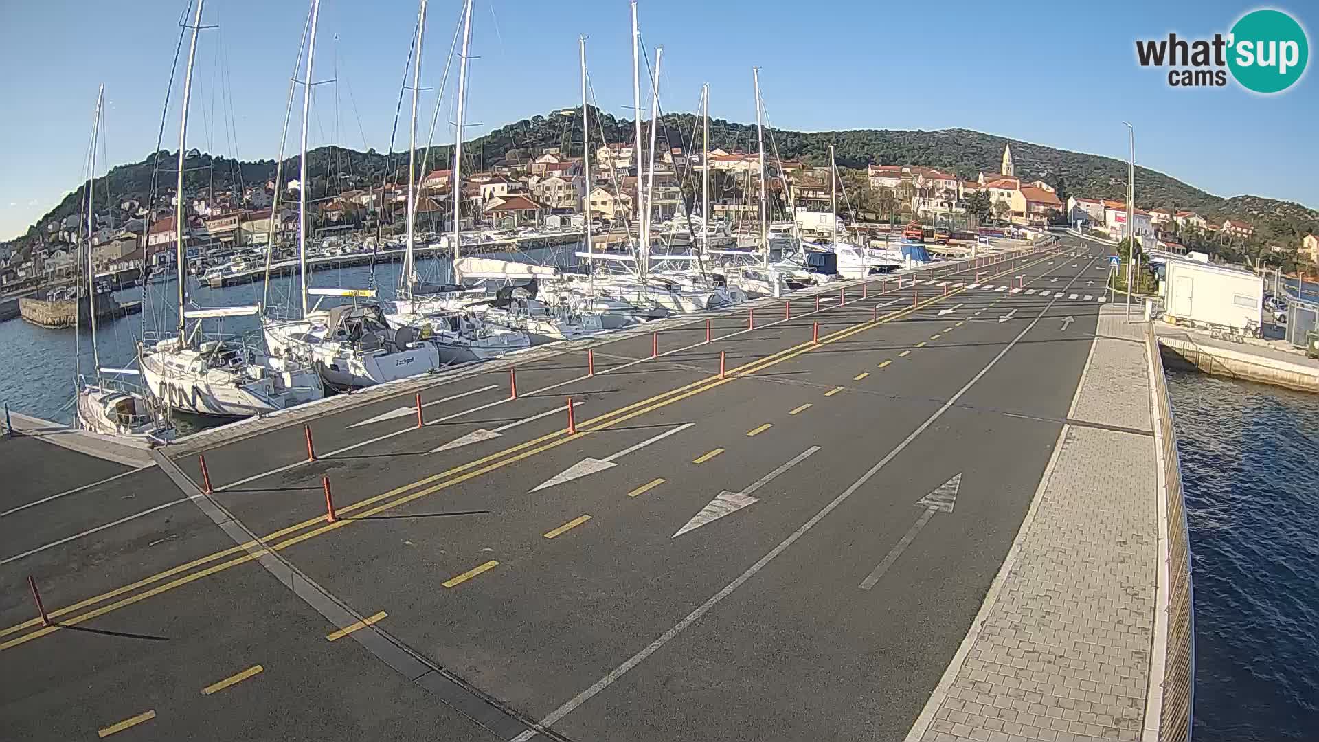 Dalmazia traghetto Tkon – webcam Croazia