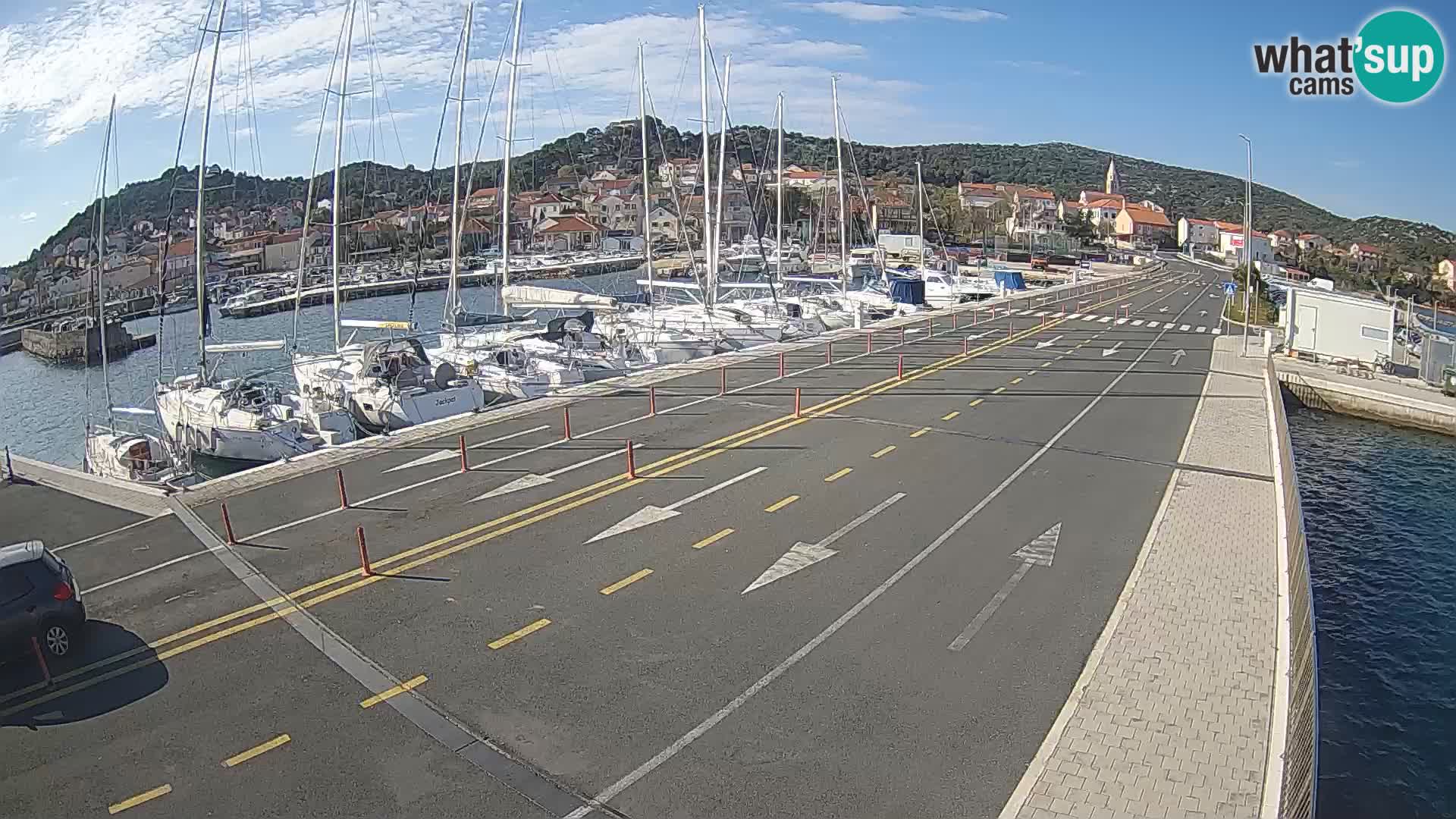 Dalmacia Tkon Transportar- webcams Croacia
